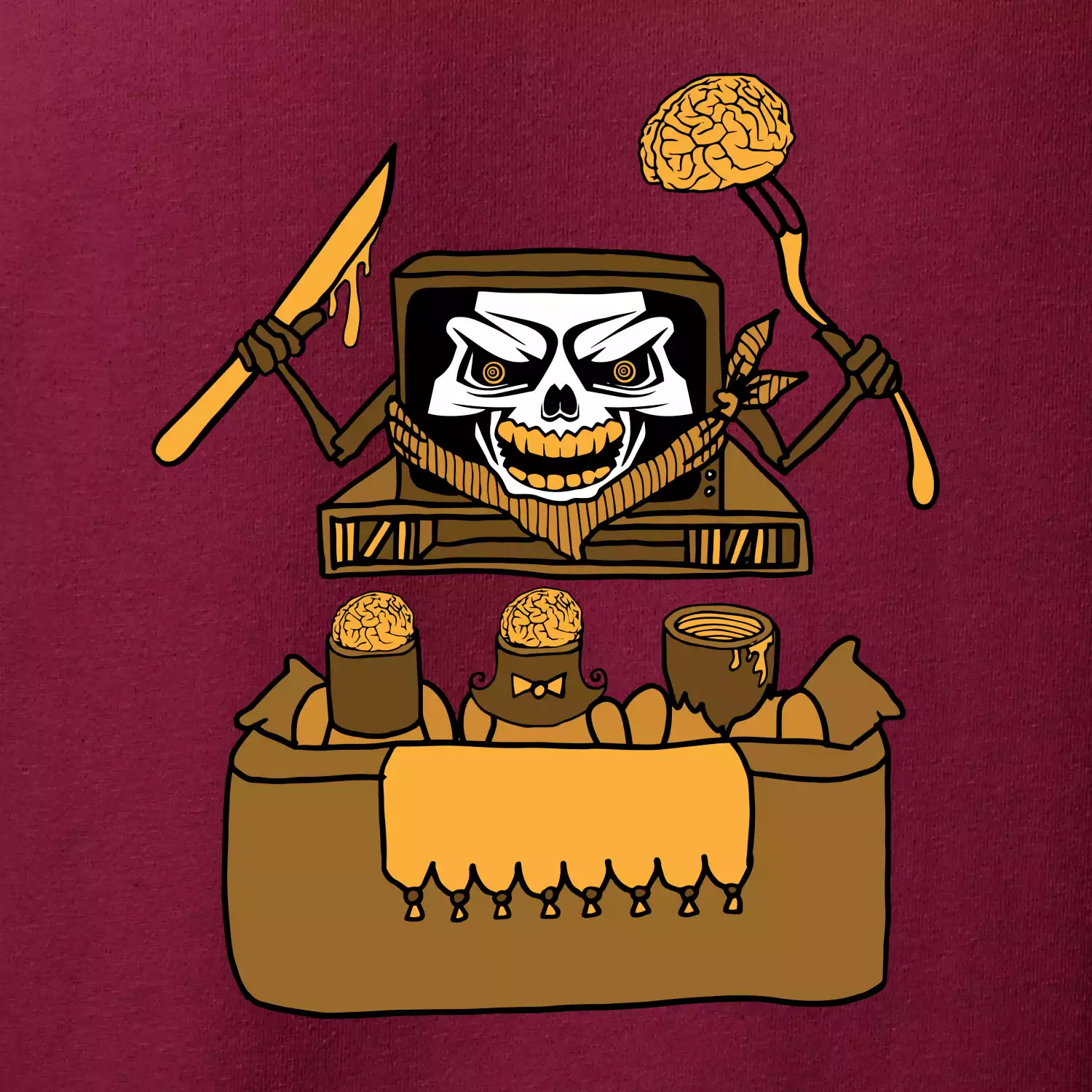 Mozkožrout - televize (Pecka design)