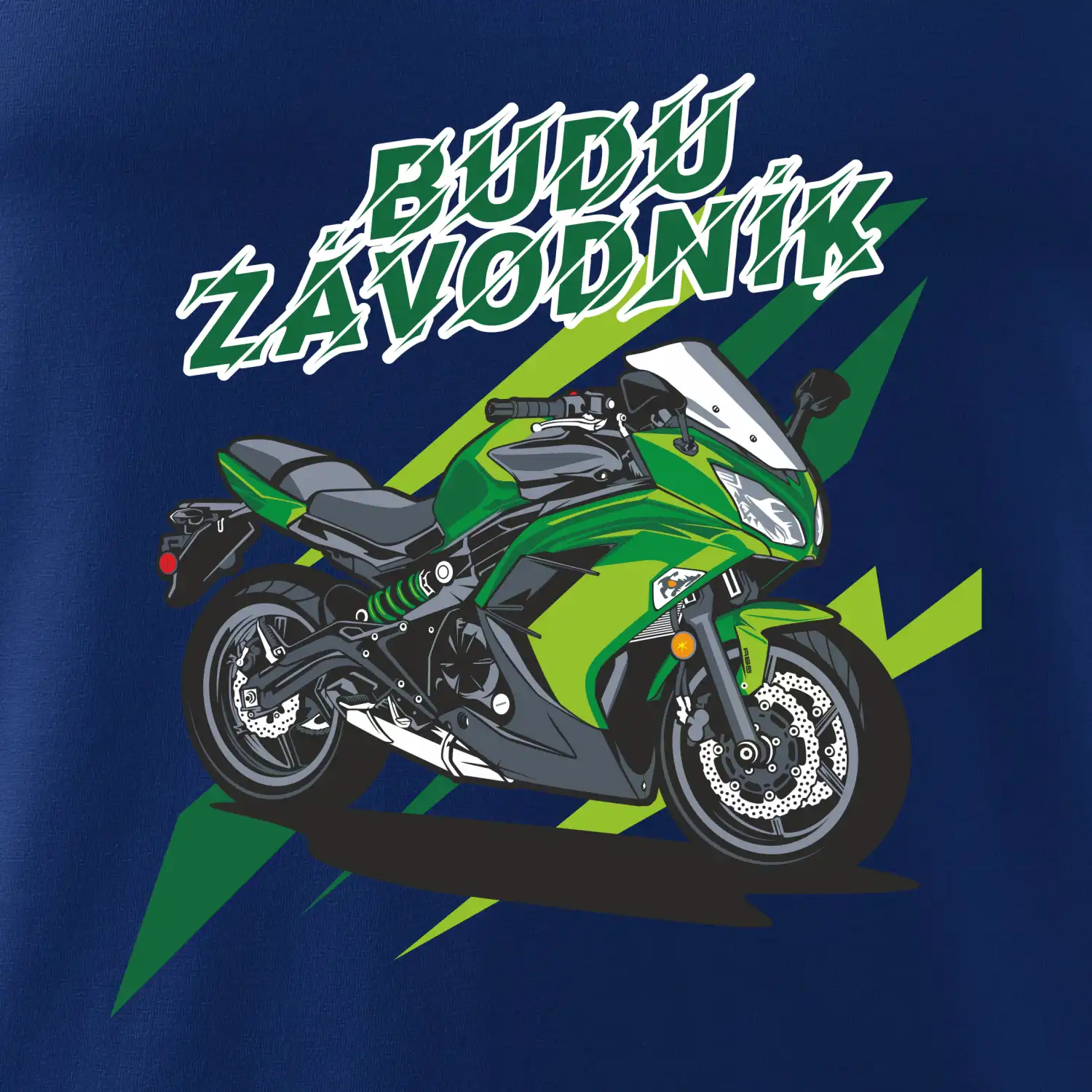 Budu závodník zelená silnice