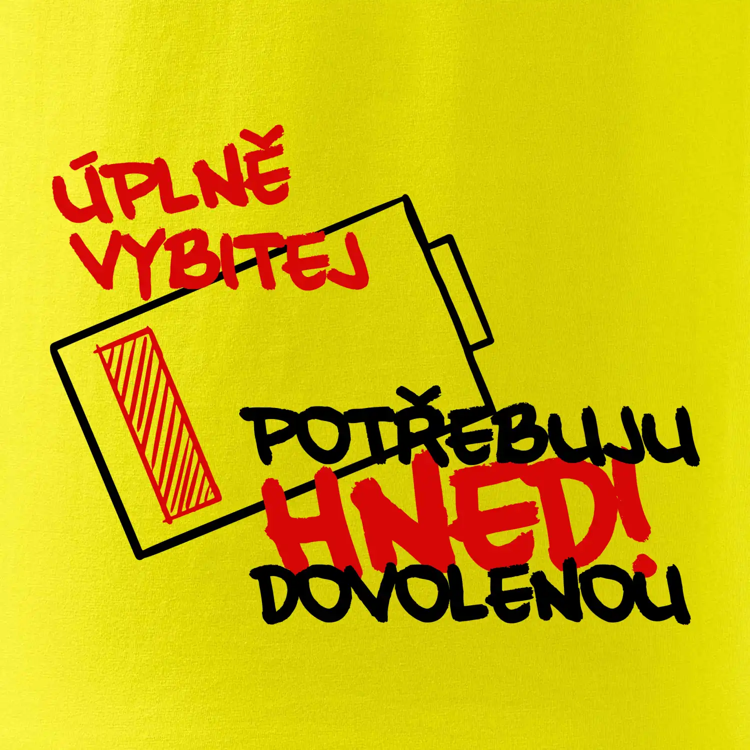 Úplně vybitej potřebuju hned dovolenou