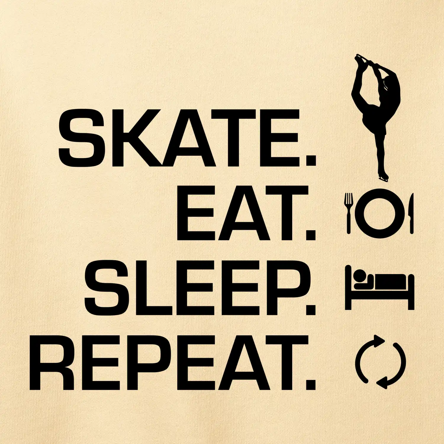 Eat sleep skate - lední bruslení
