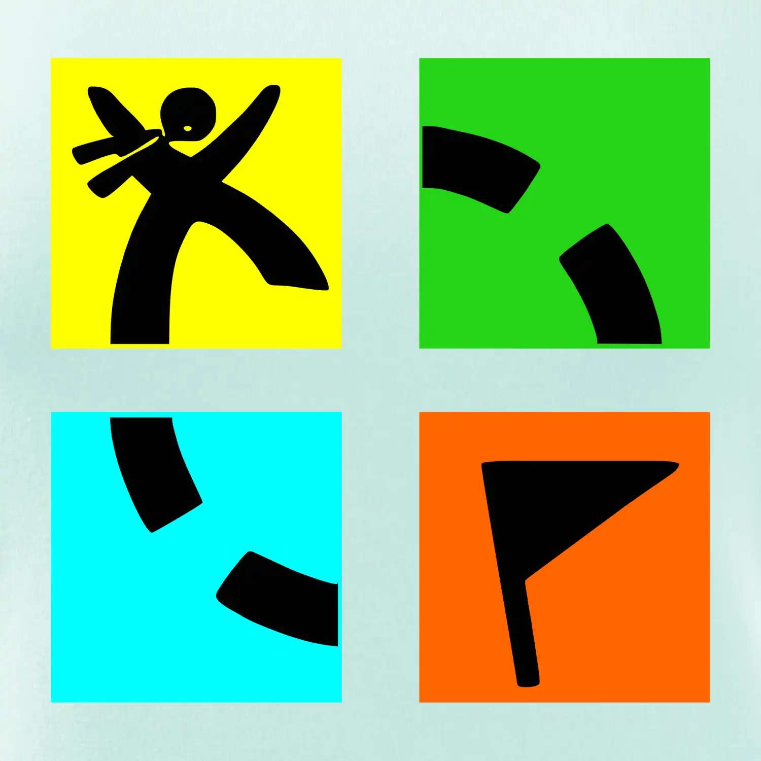 Geocaching logo barevné