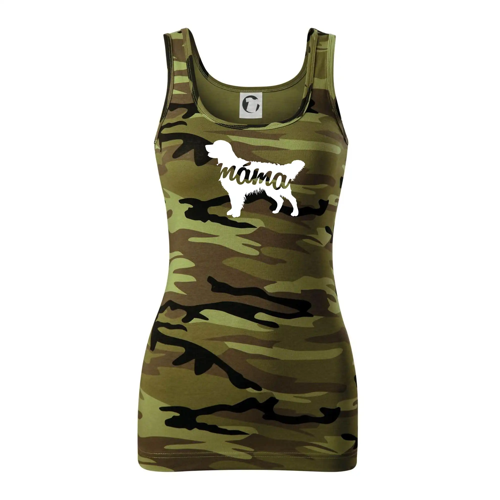 Zlatý retrívr máma obrys