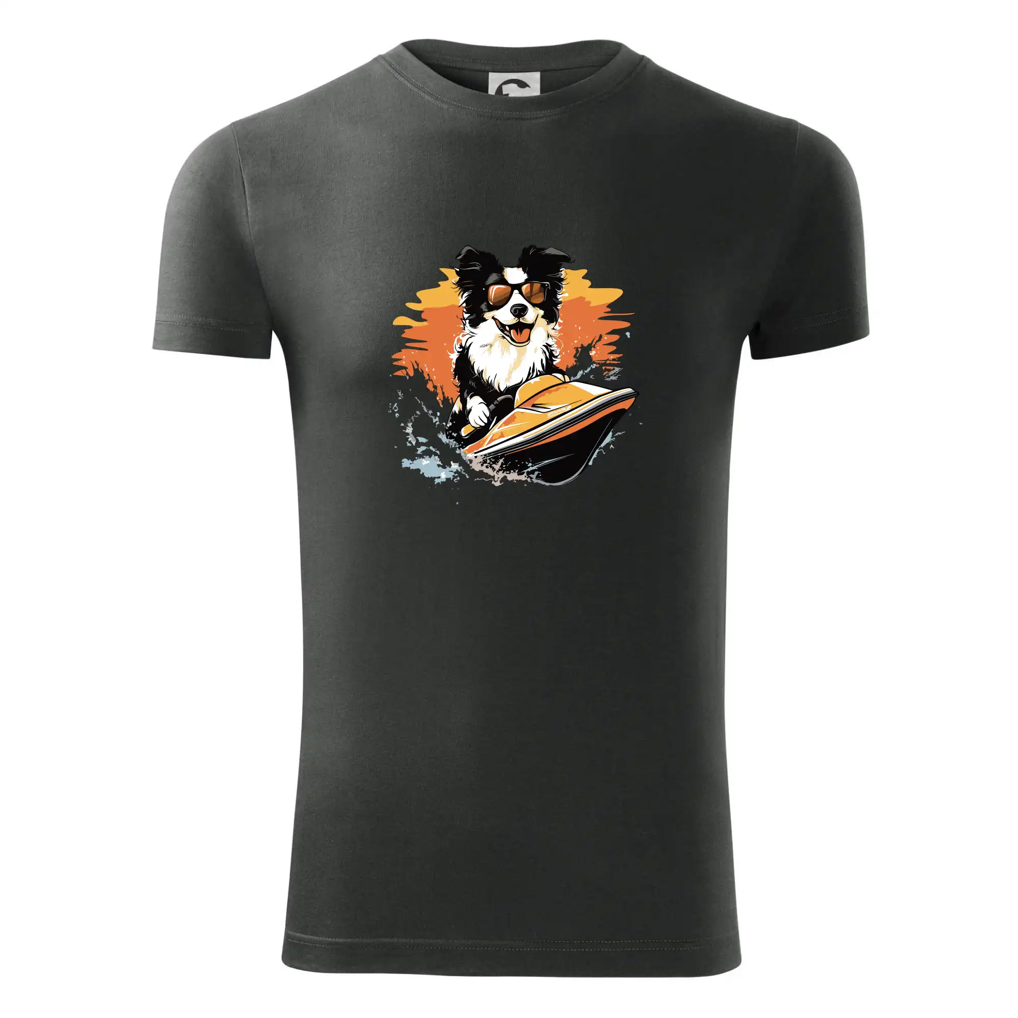 Border Kolie na vodním skútru