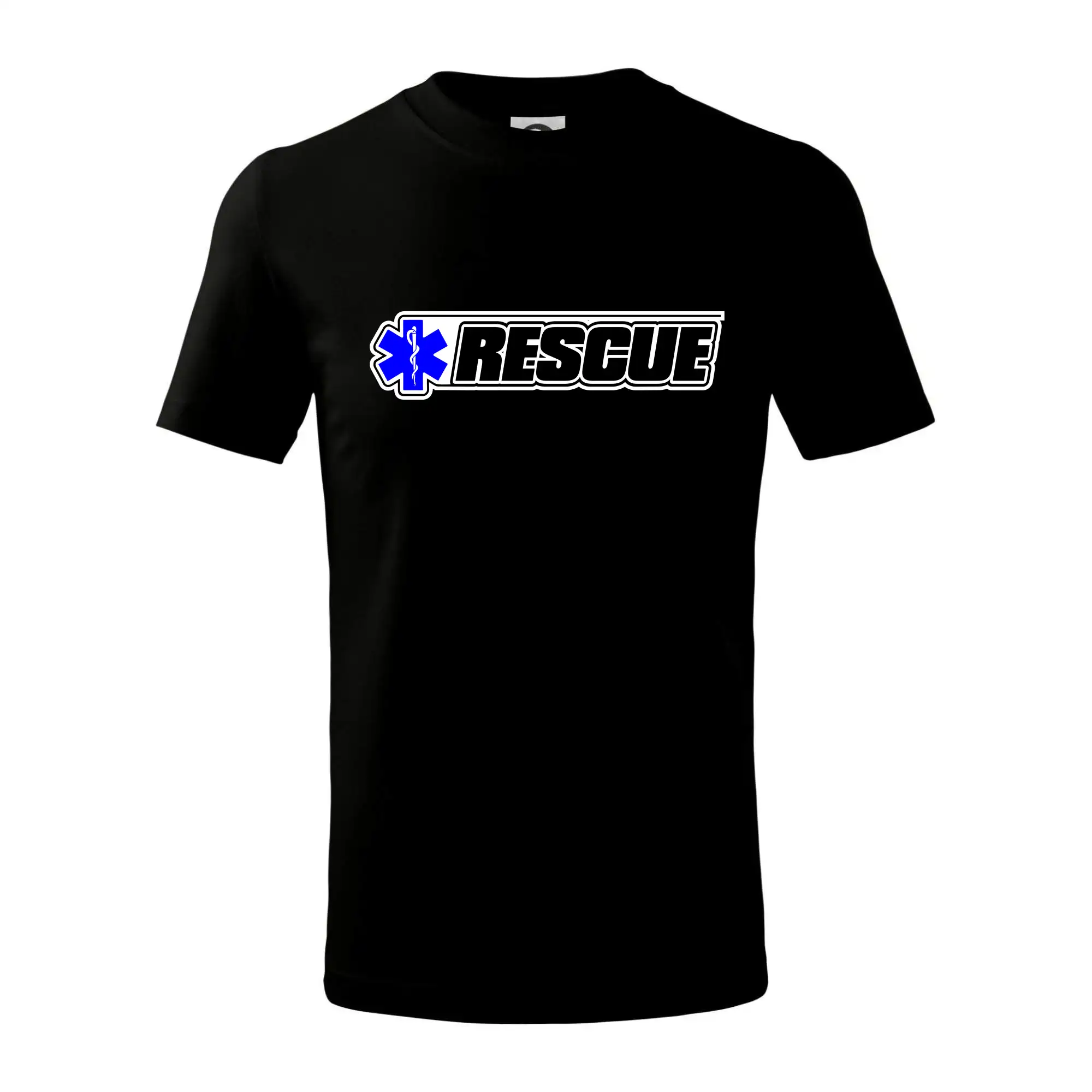 Záchranář rescue kříž modrý