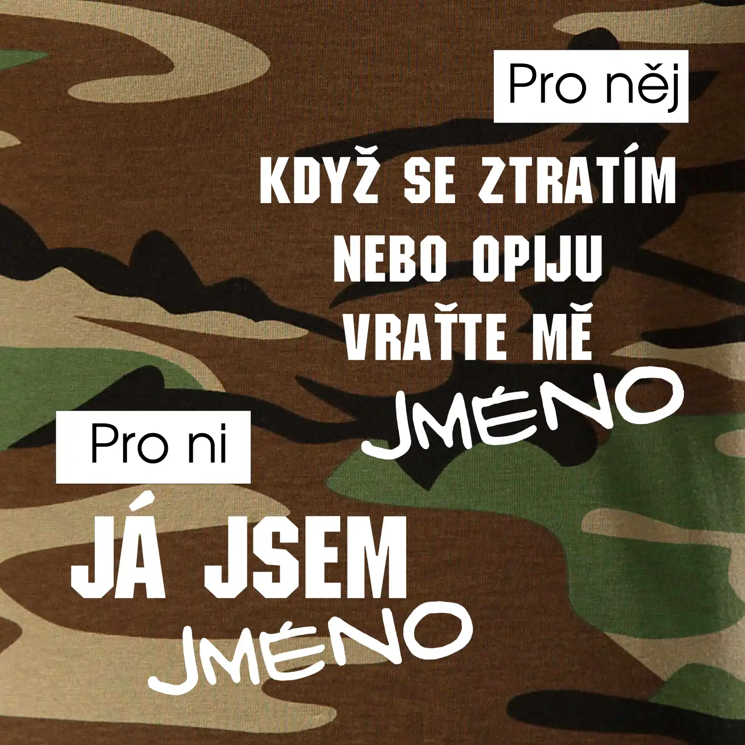 Když se ztratím vraťte mě / Já jsem