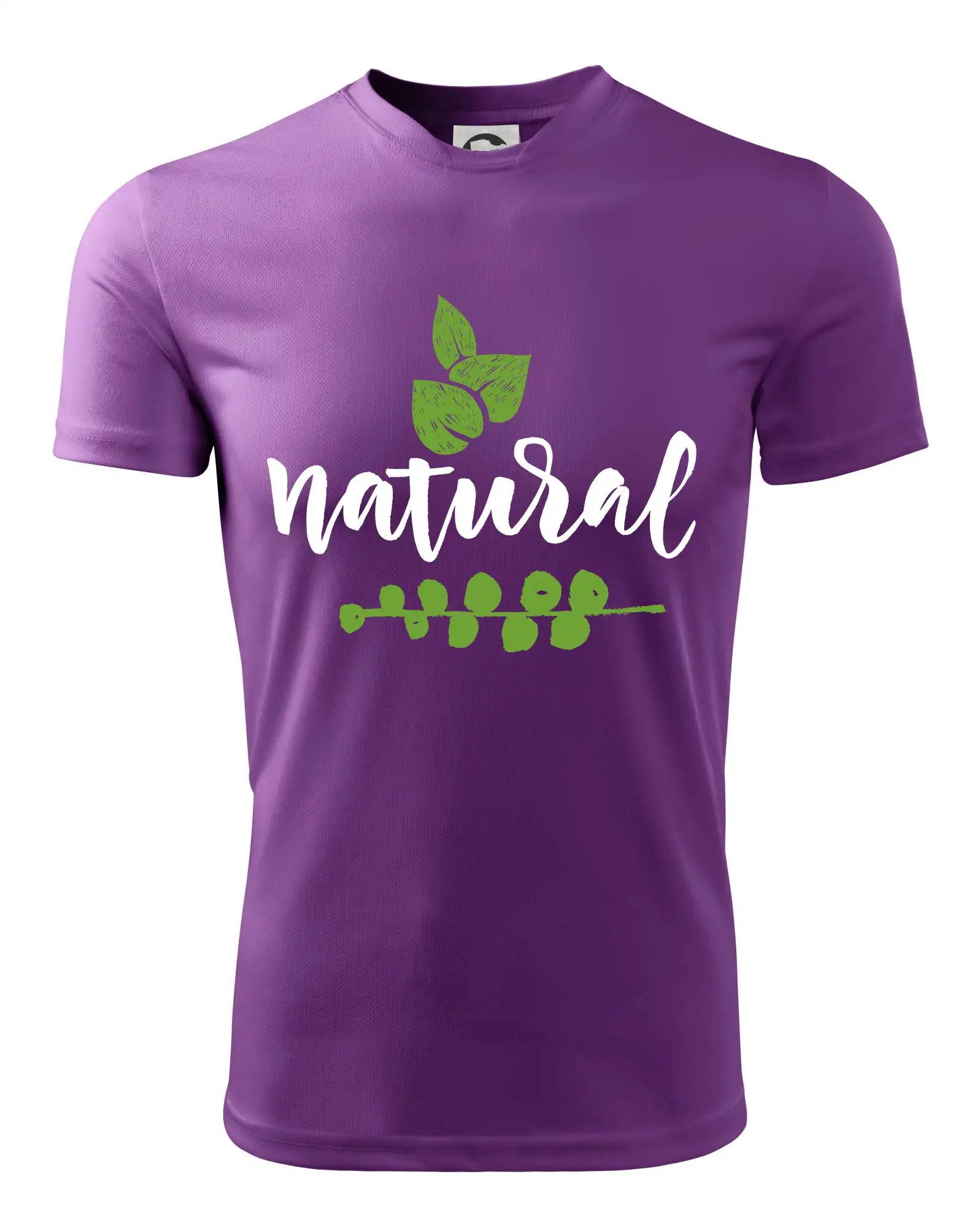 Natural - nápis v listech