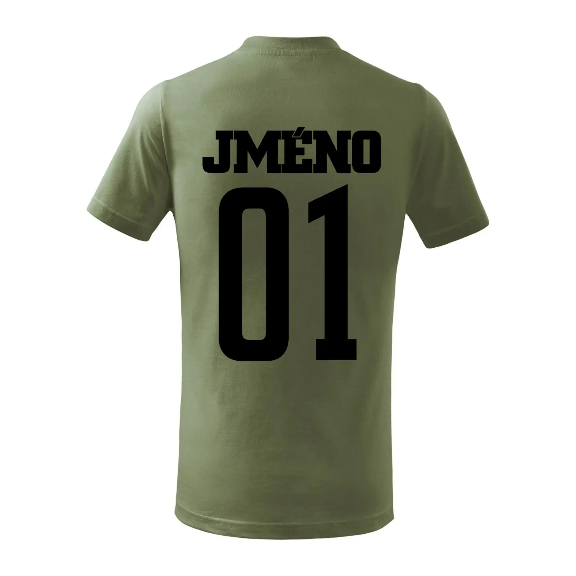 Fotbalový dres - vlastní jméno a číslo