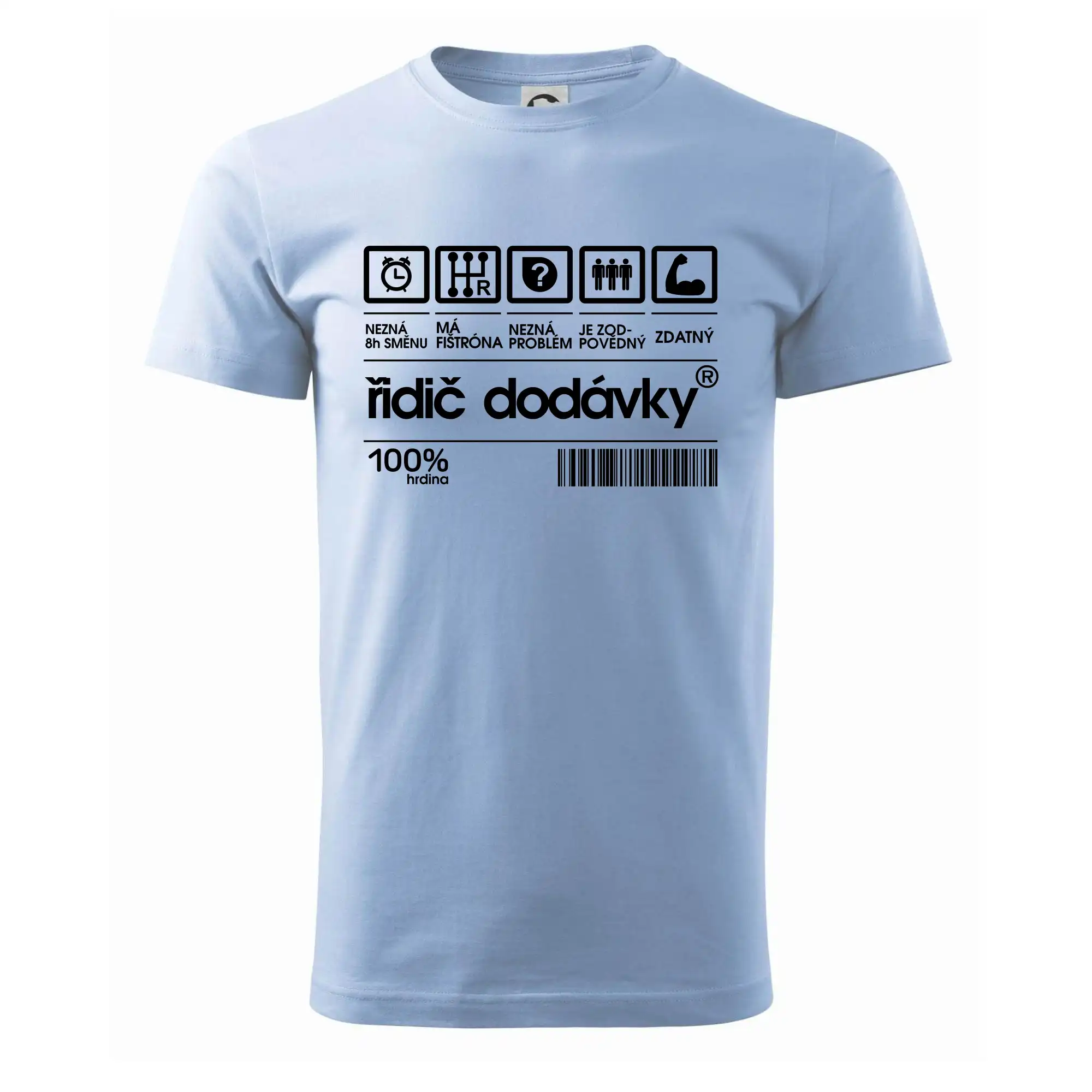 Čárový kód - řidič dodávky