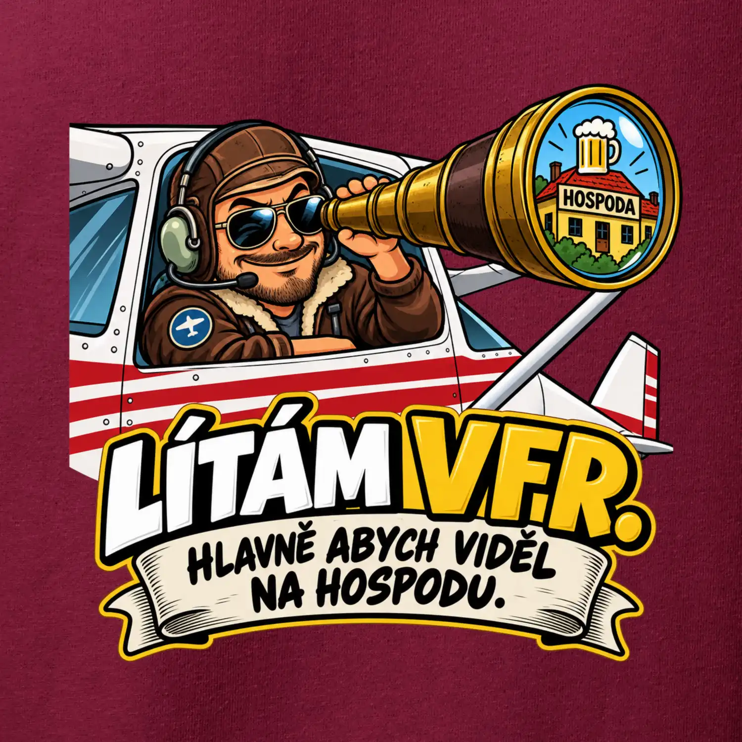 Lítám VFR na hospodu