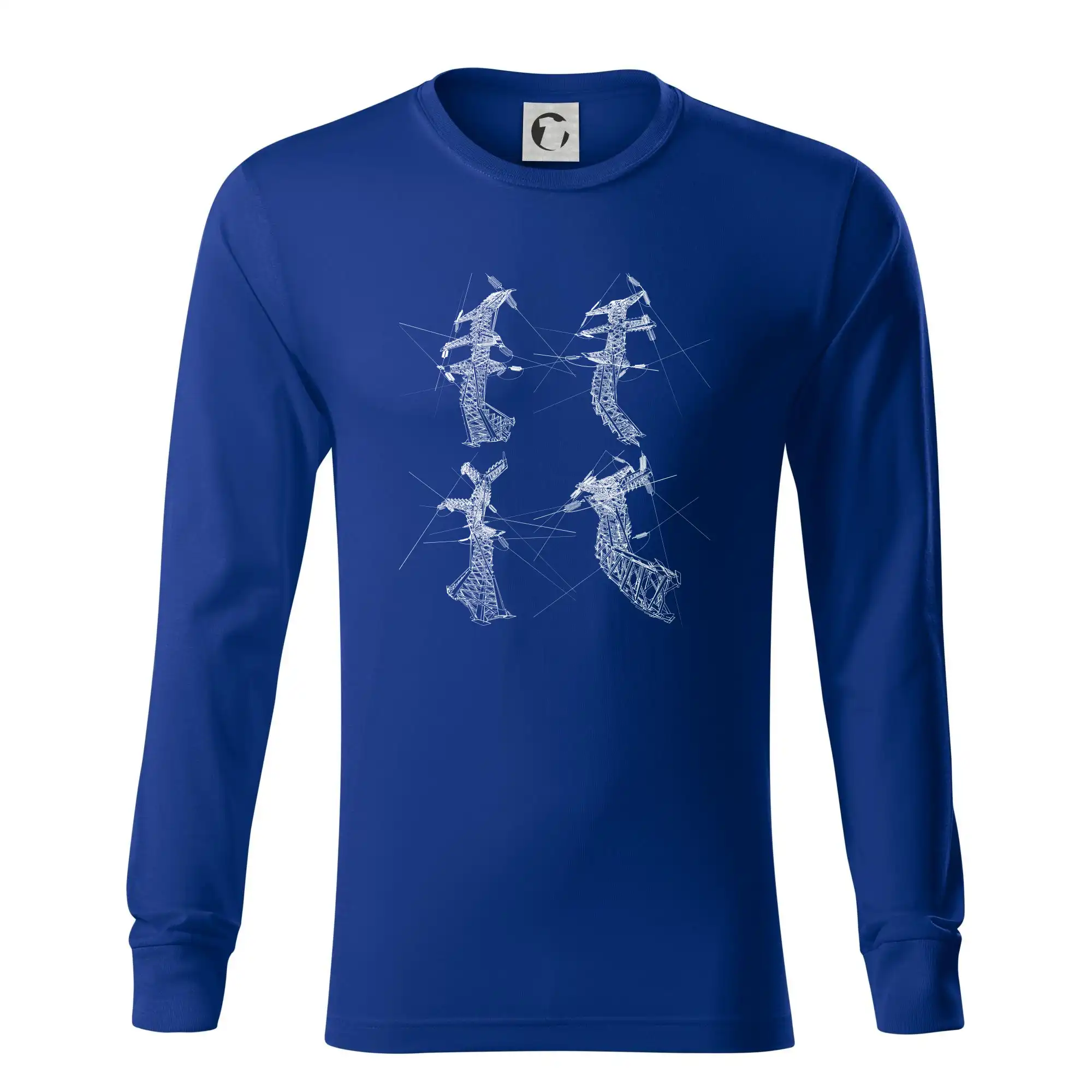 Zkroucený stožár vysokého vedení