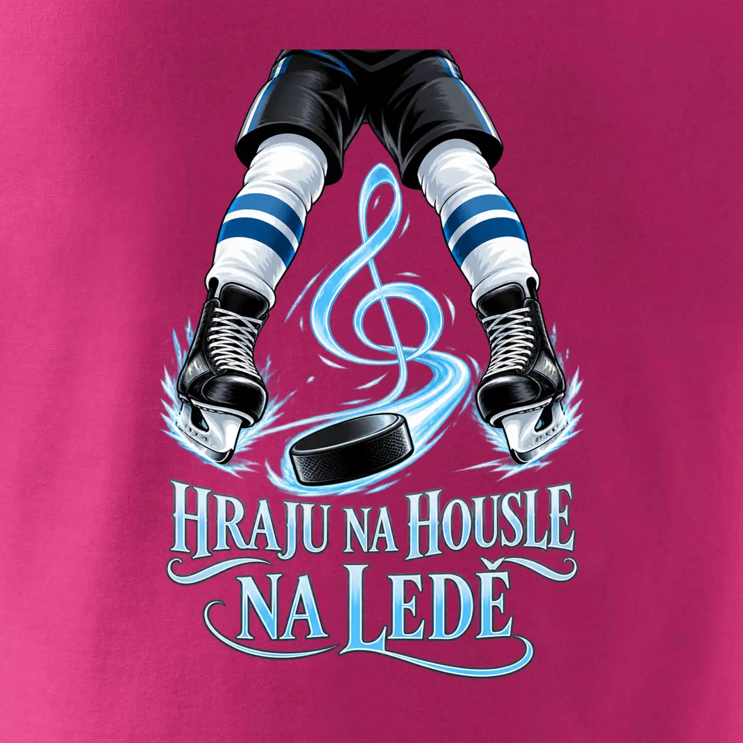 Hokejové housle na ledě