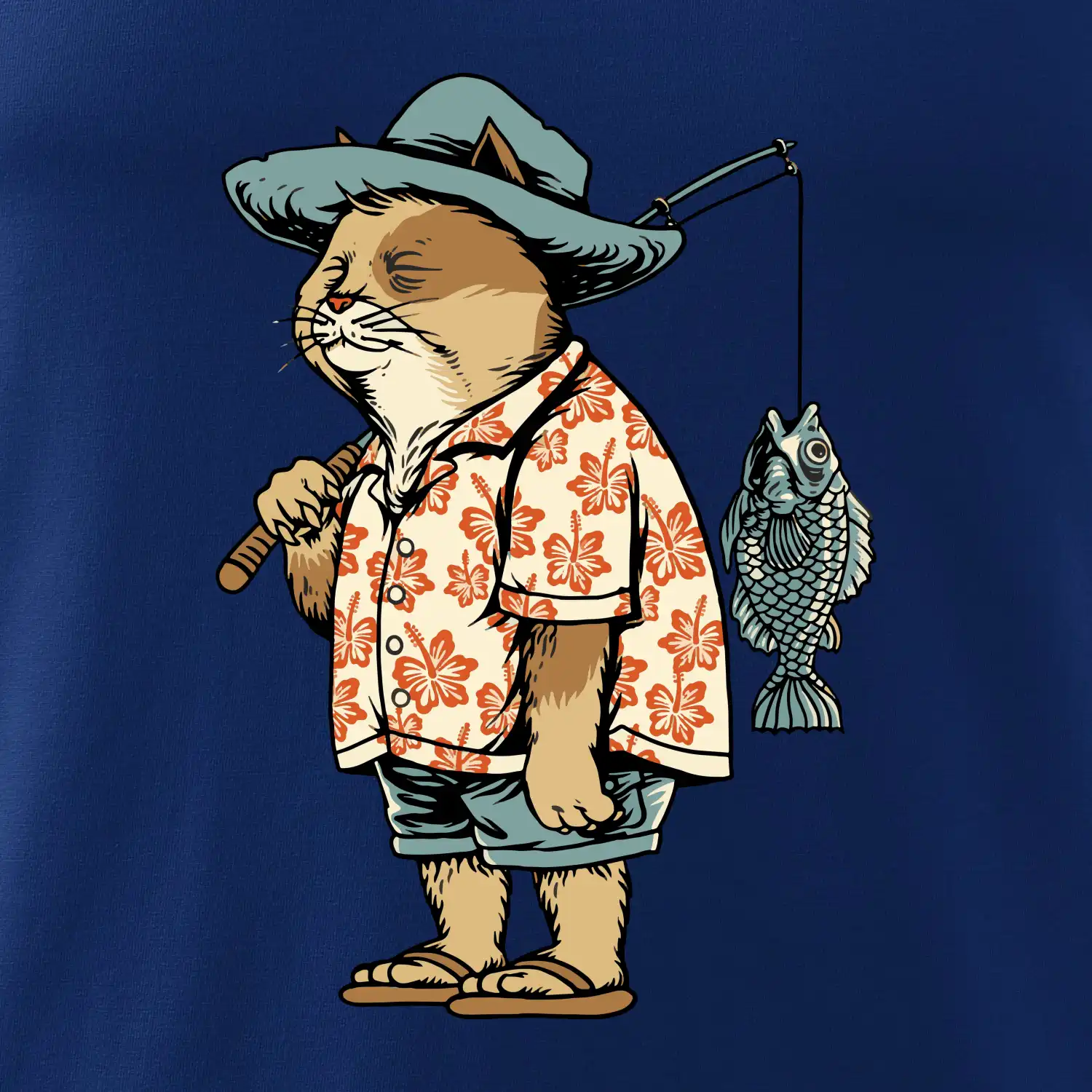 Kočka rybářem