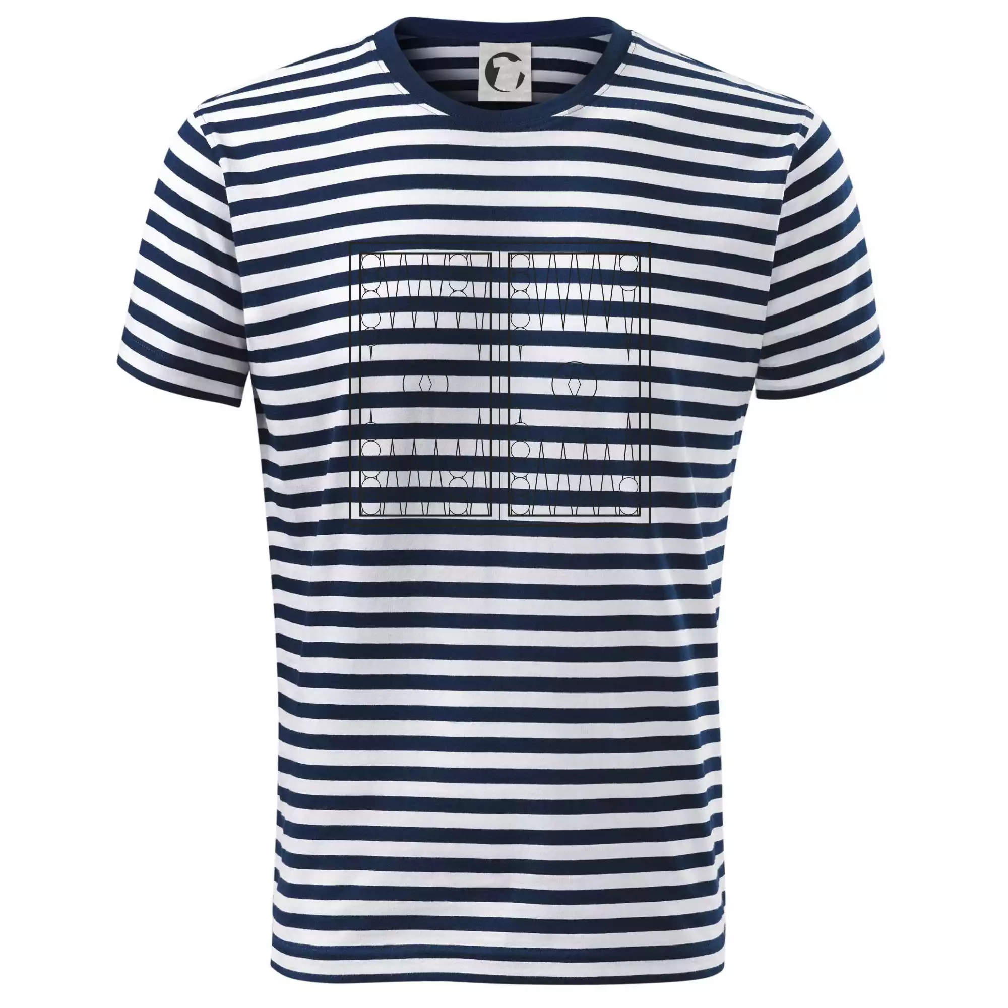 Backgammon černobílý