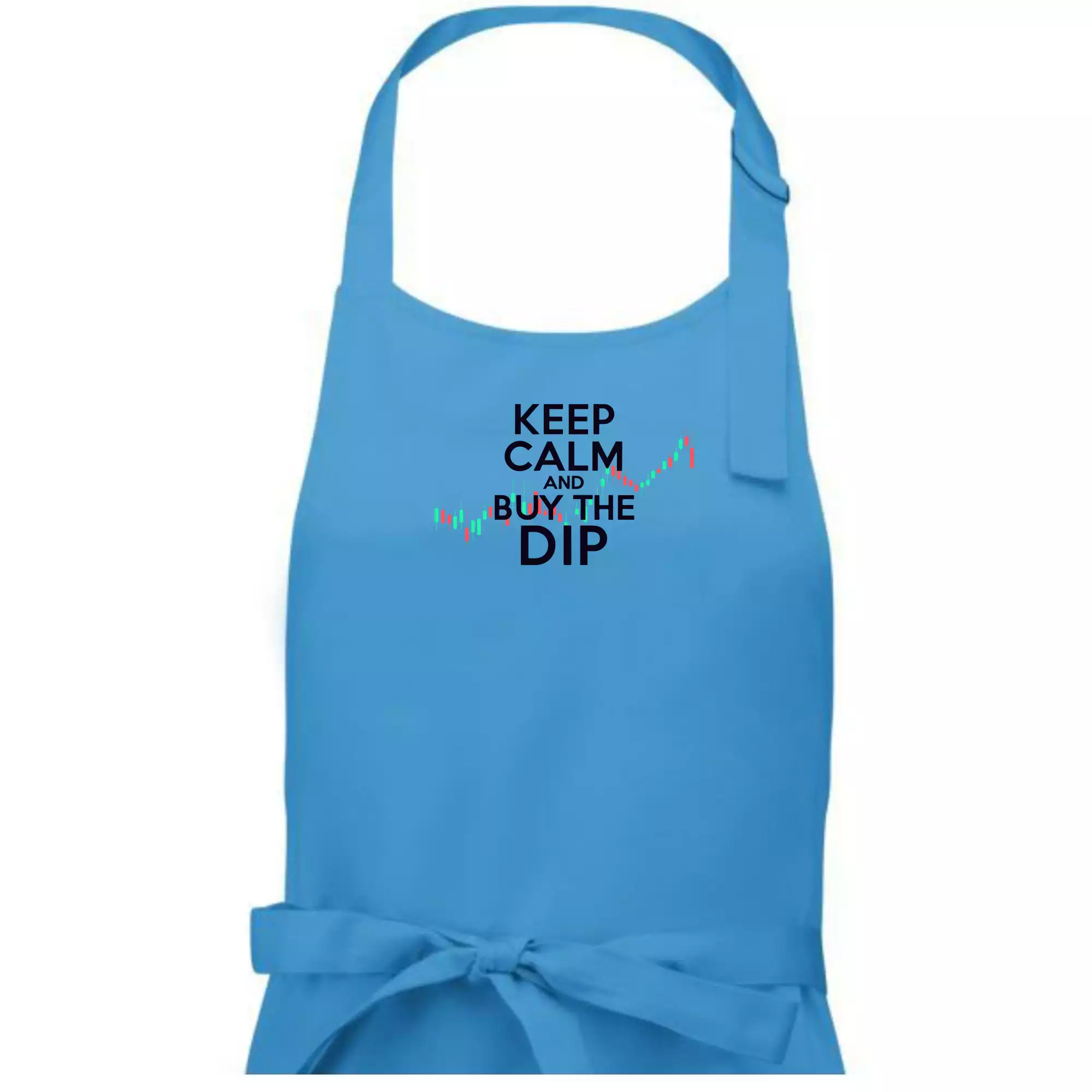 Zeleno červený graf Keep Calm and Buy the Dip