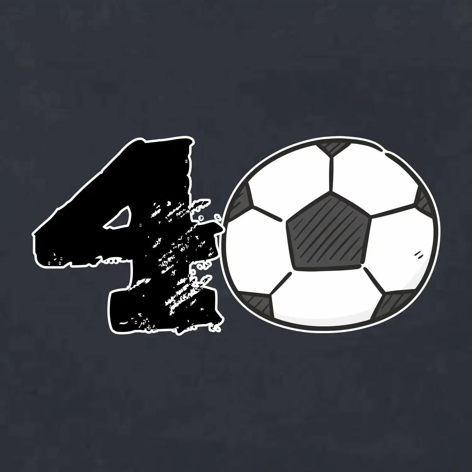 Fotbal kulaté narozeniny 40