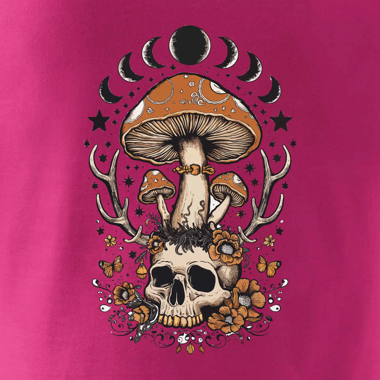 Goblincore magical mushroom