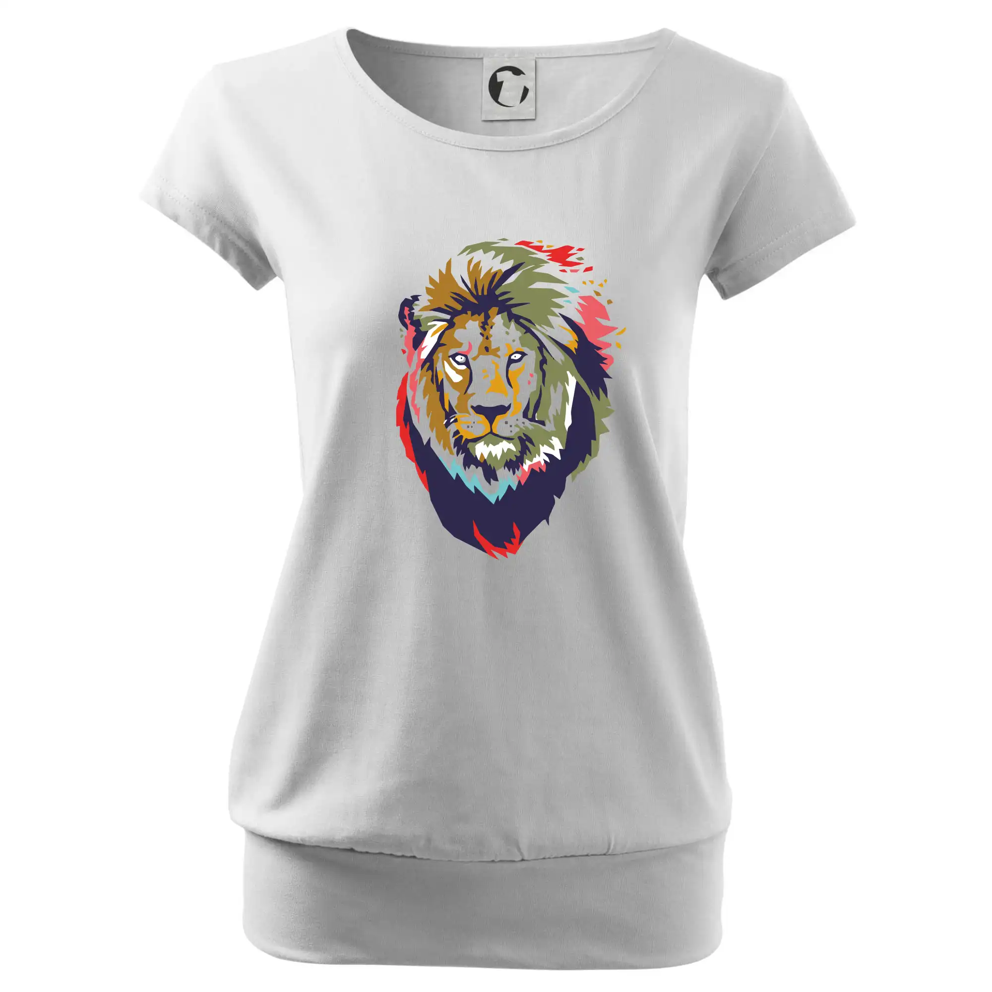 Hlava lva kreslená jednoduchá