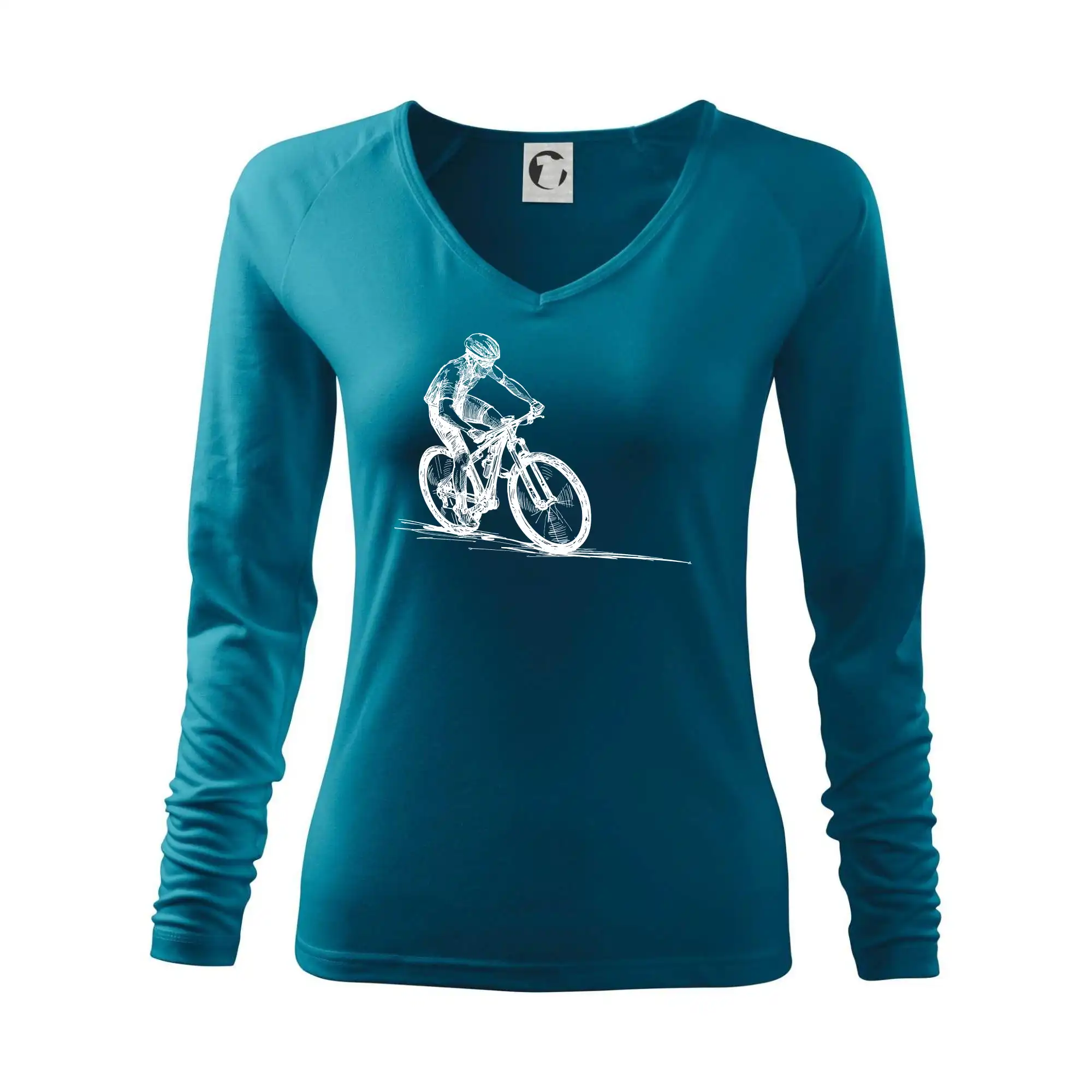 MTB kreslený cyklista