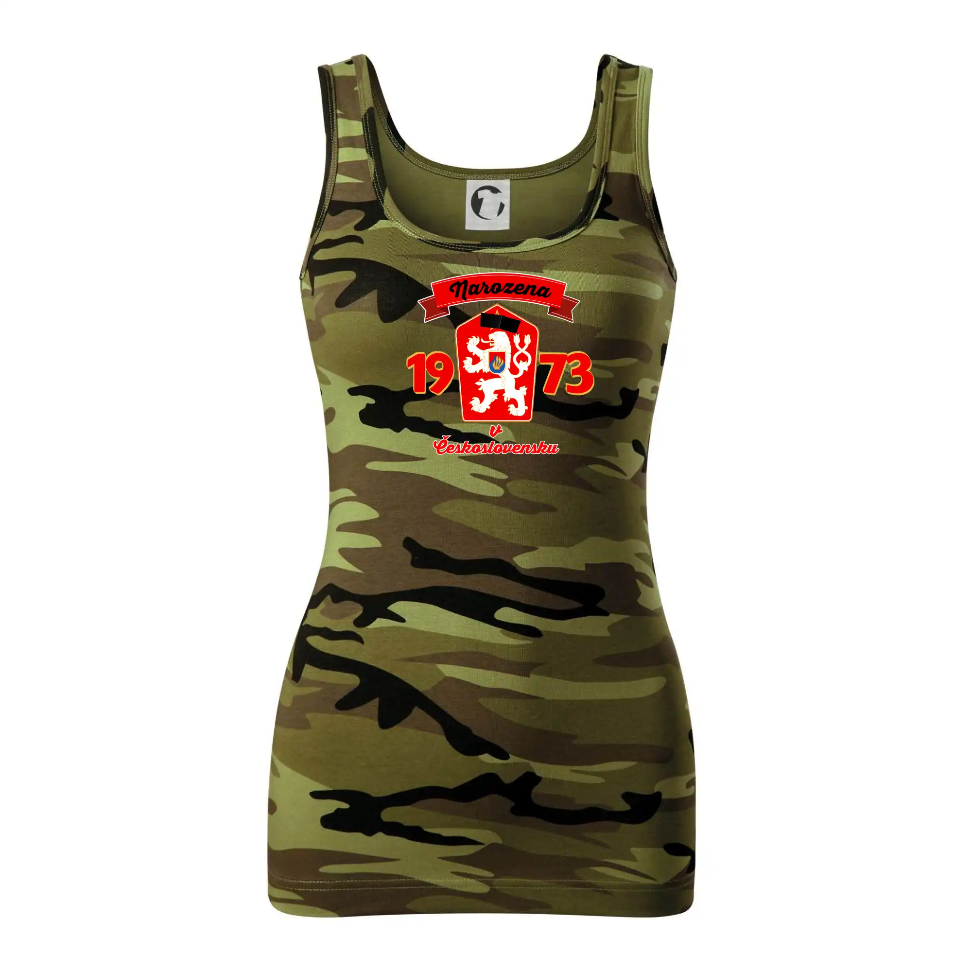 Narozena v Československu - Přelepený znak 1973