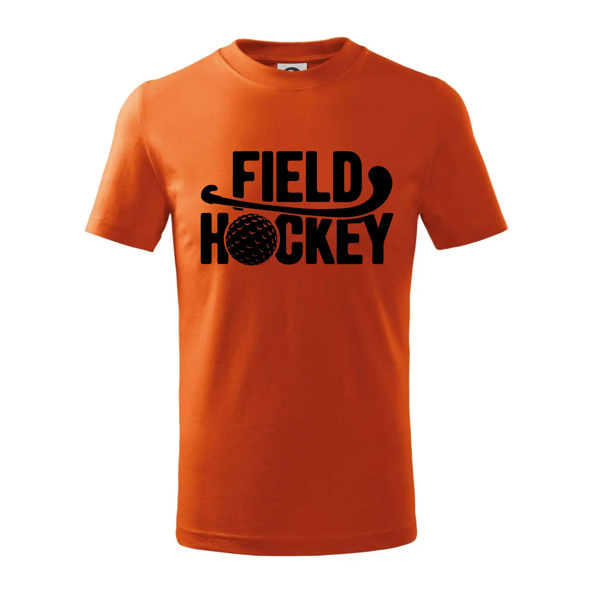 Field hockey míček a nápis