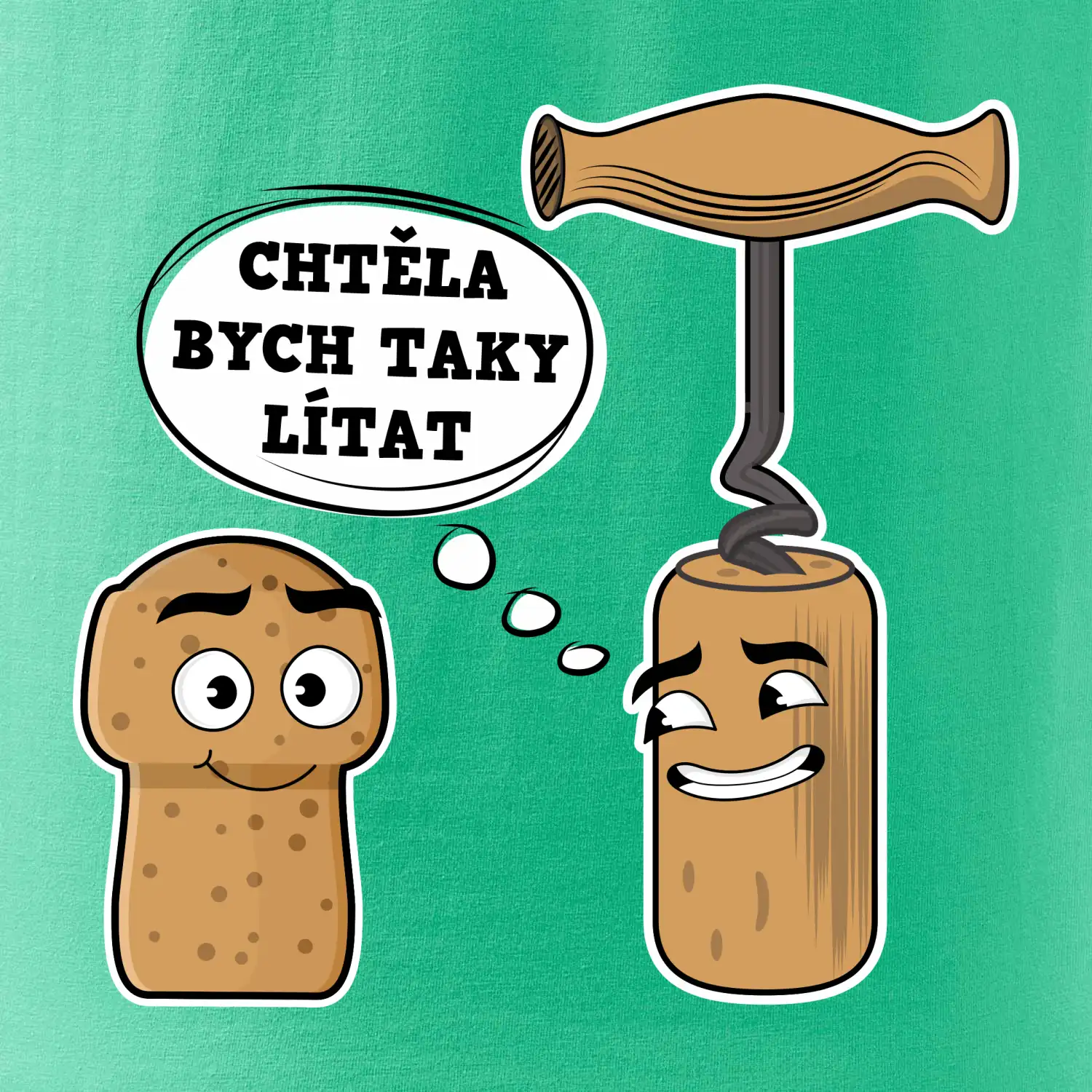 Zátka - chtěla bych taky lítat