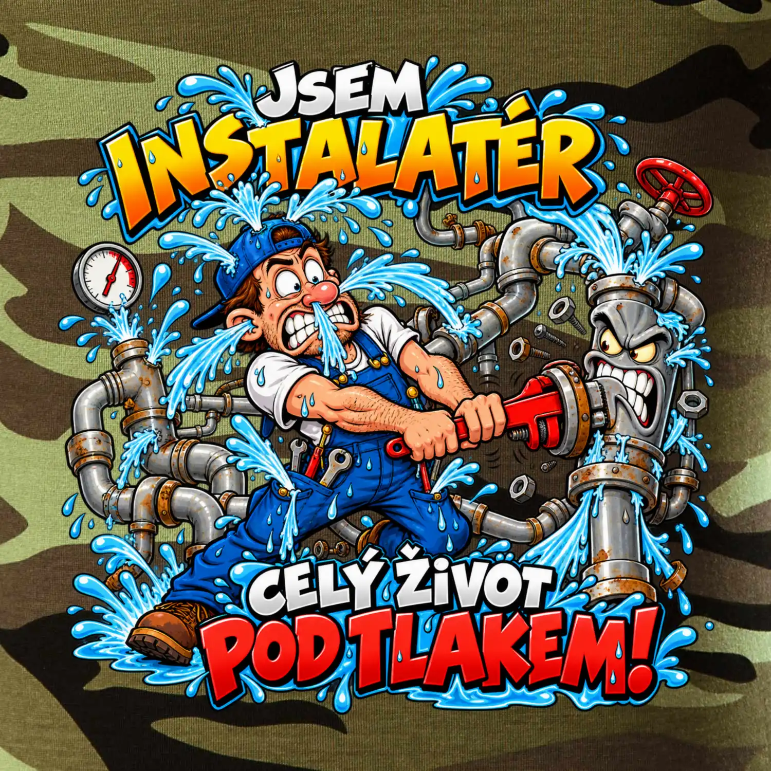 Instalatér celý život pod tlakem komiks
