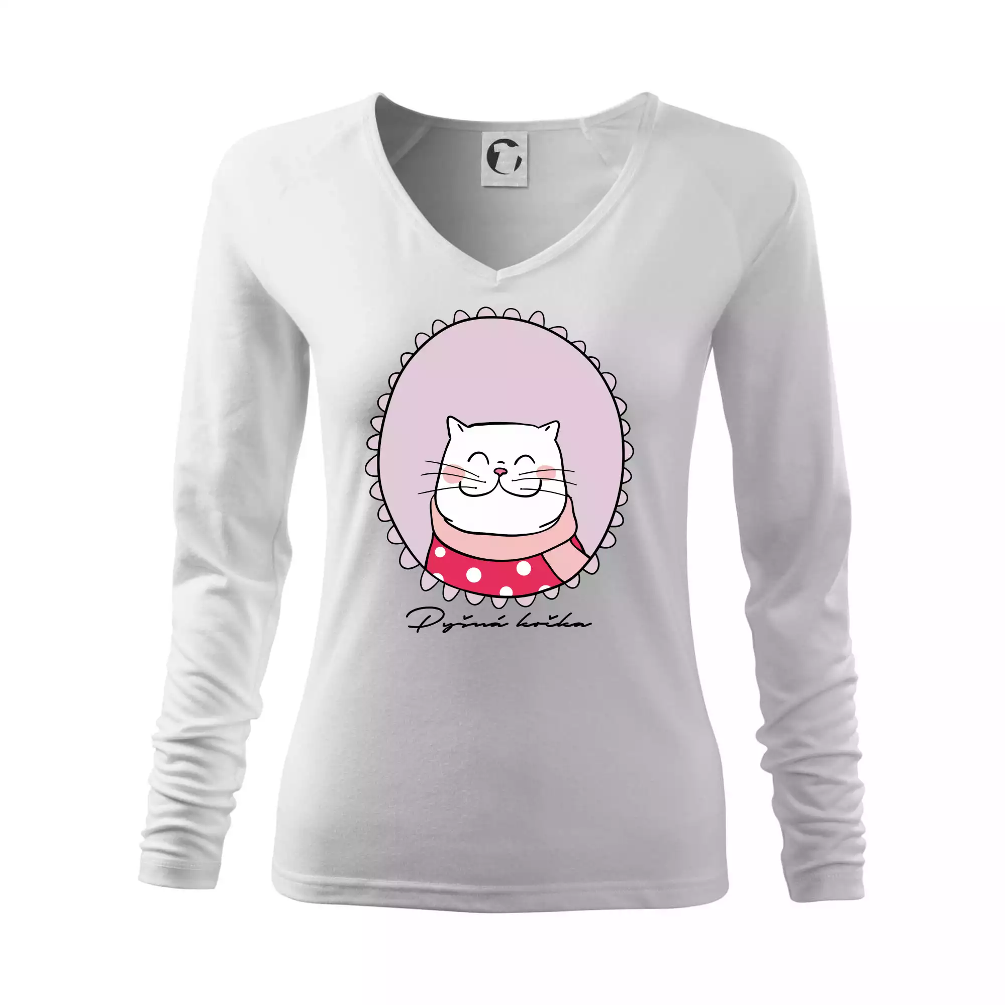 Pyšná kočka fialová