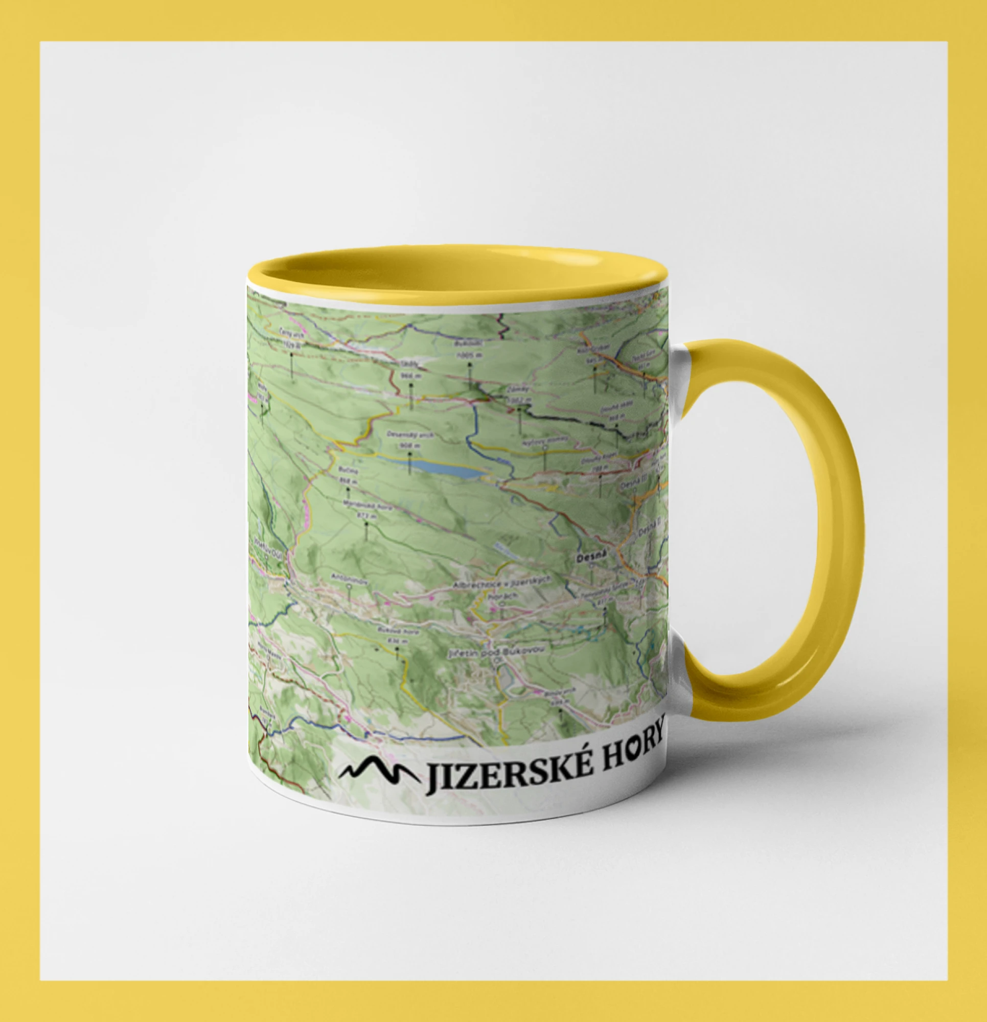 Jizerské hory mapa Jizerské hory mapa