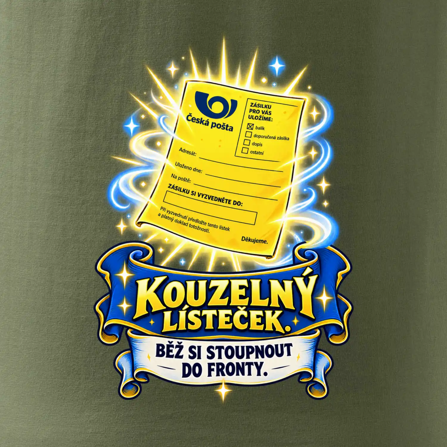 Kouzelný lísteček z pošty