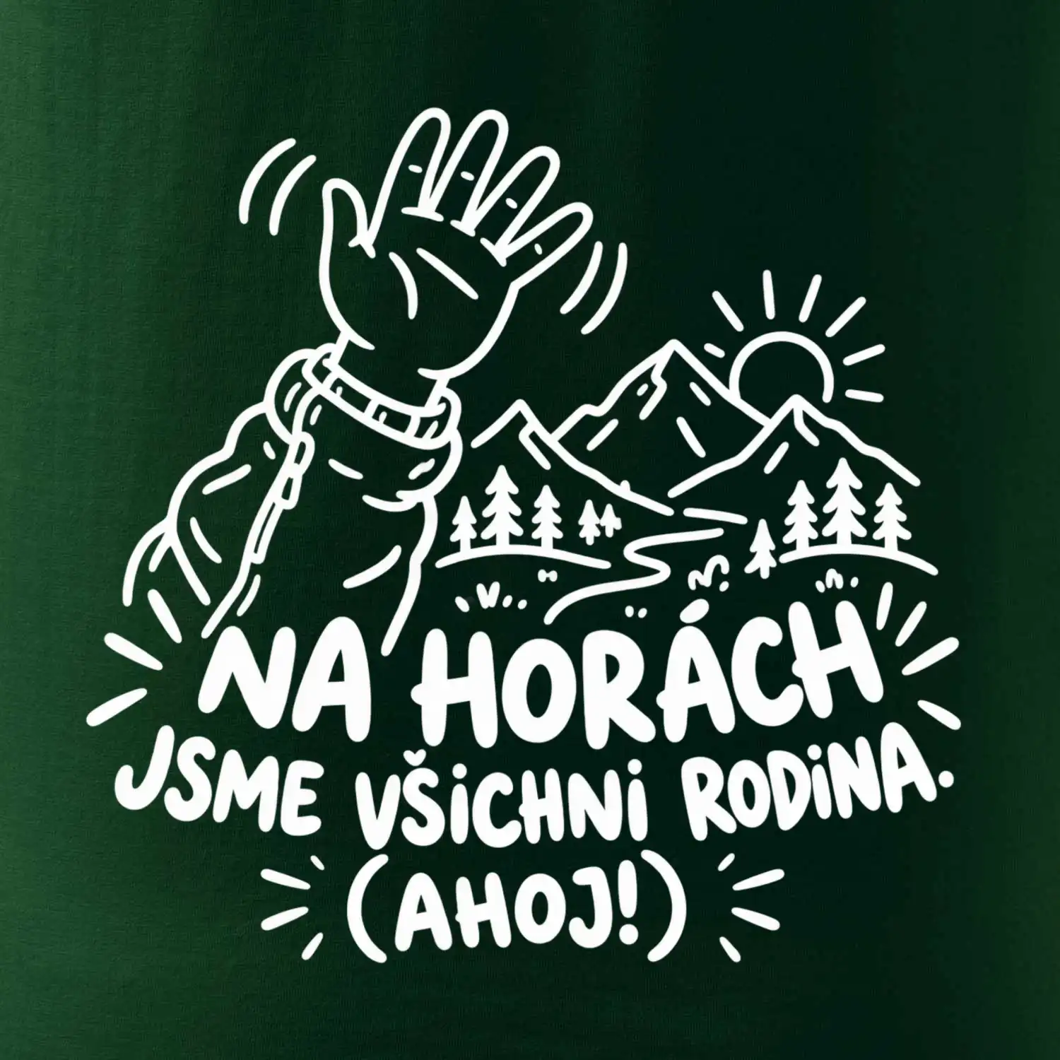 Na horách jsme všichni rodina Ahoj