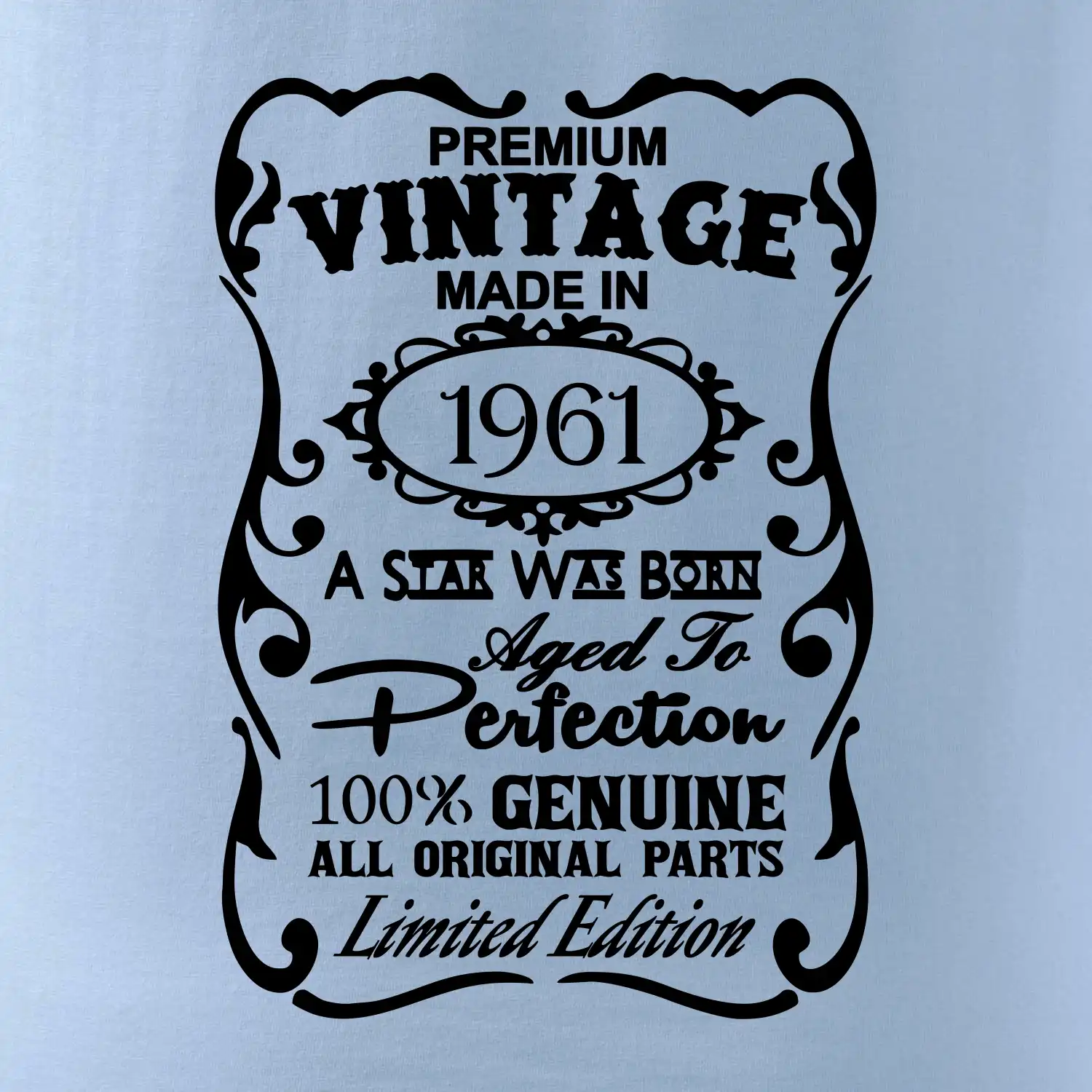 Vintage Etiketa - 1961