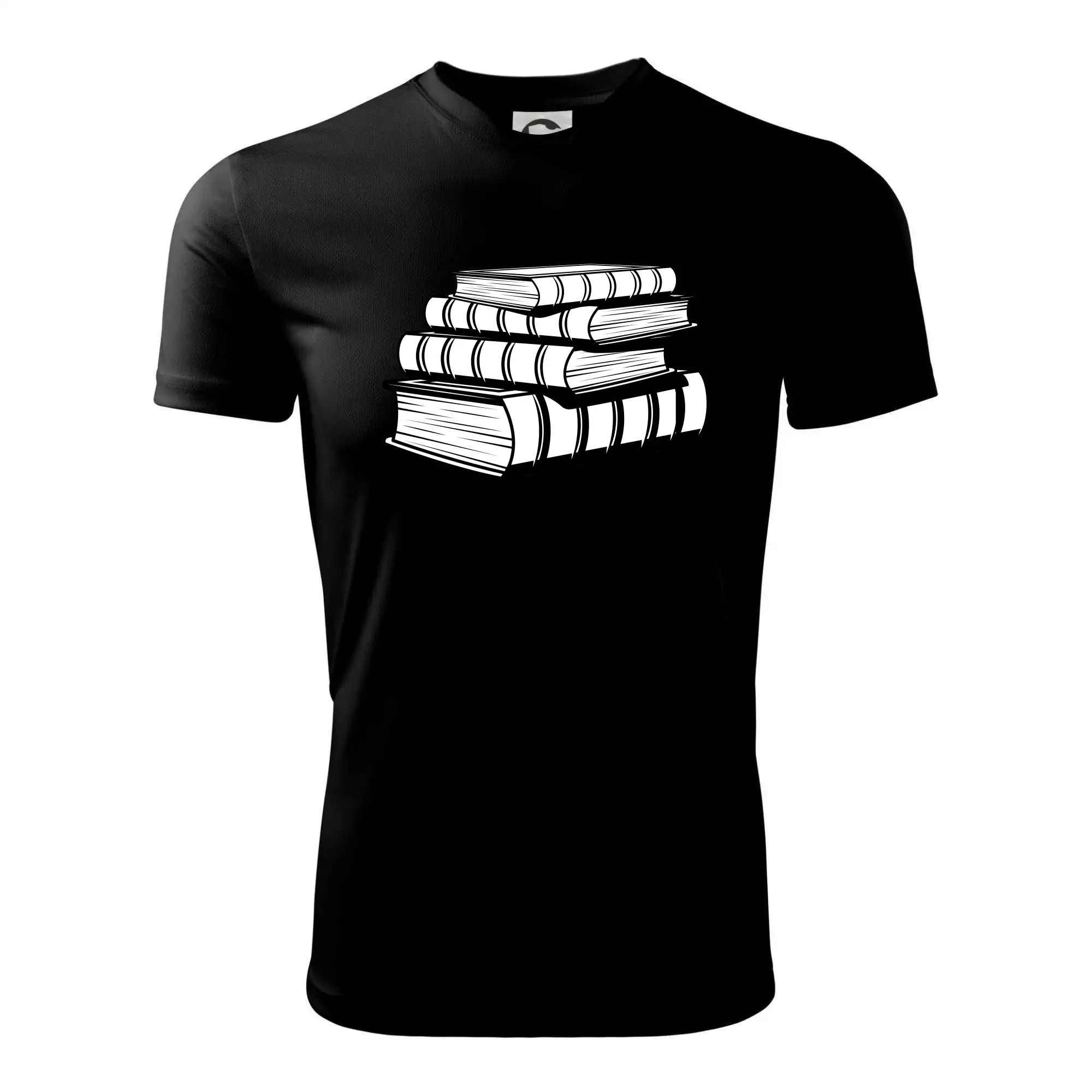 Knihy černobílé na sobě