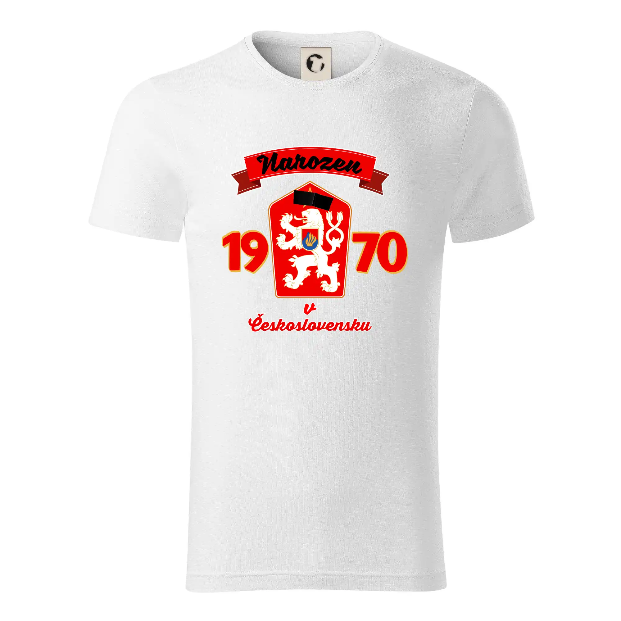 Narozen v Československu - Přelepený znak 1970