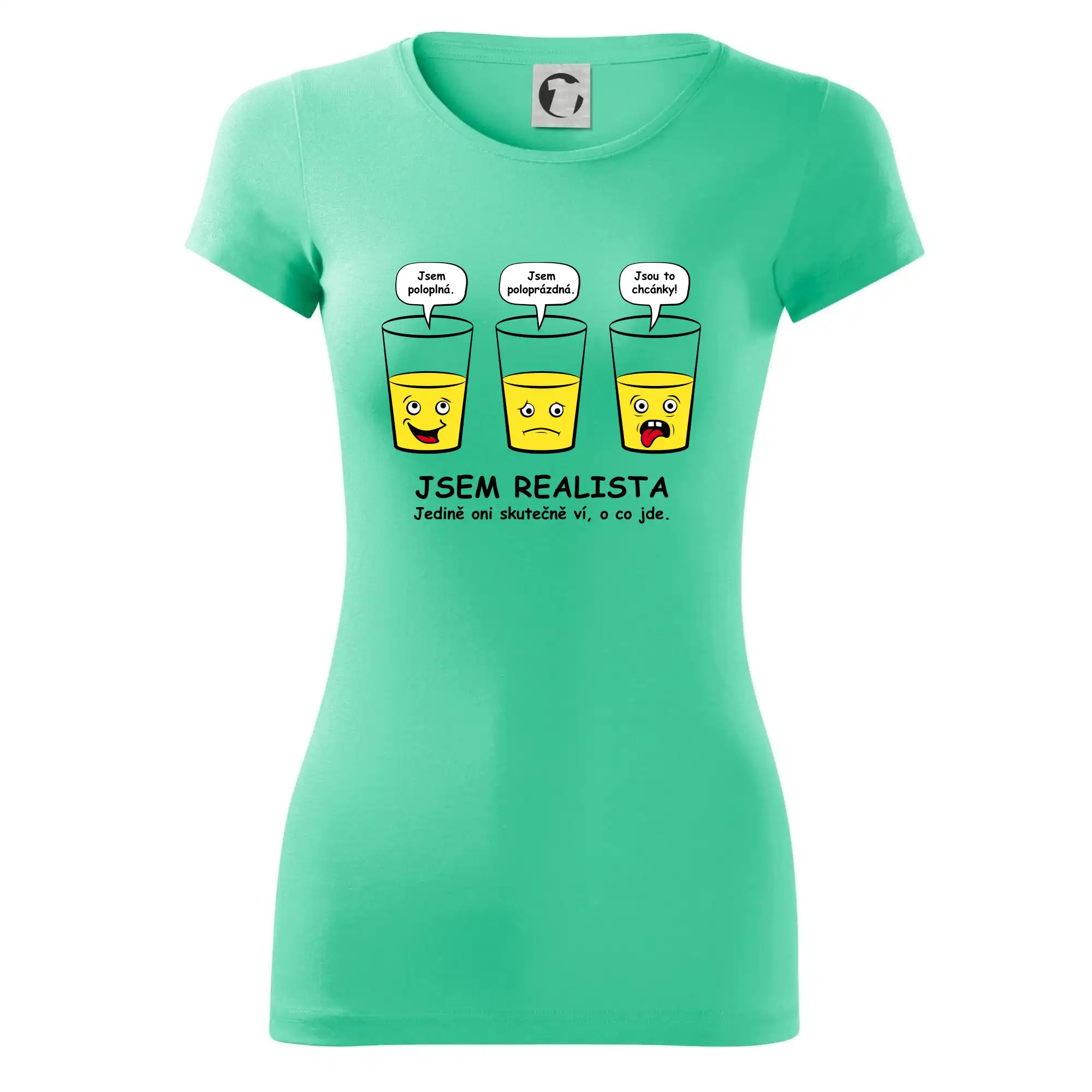 Jsem realista - skleničky (Hana-creative)