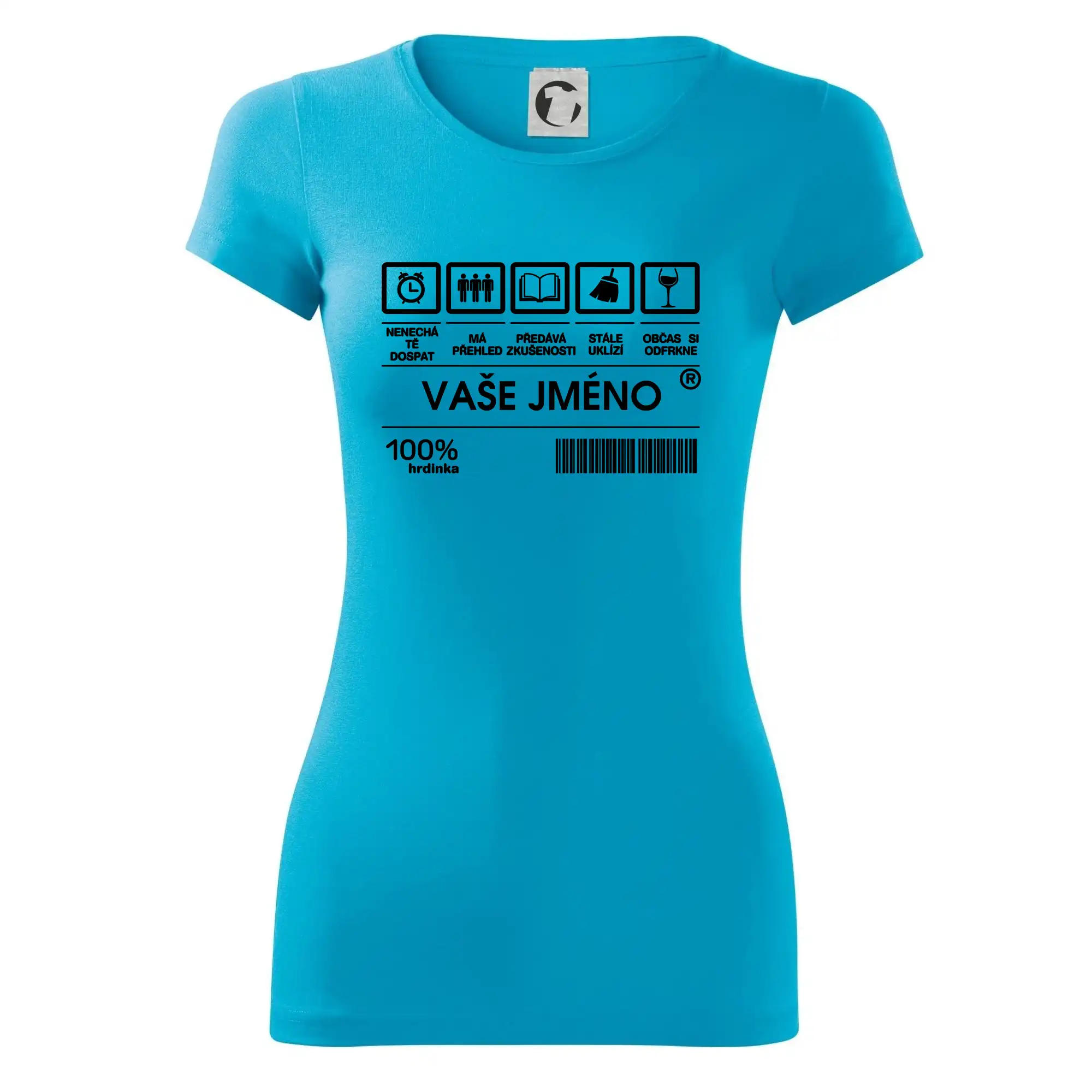 Vaše jméno - čárový kód