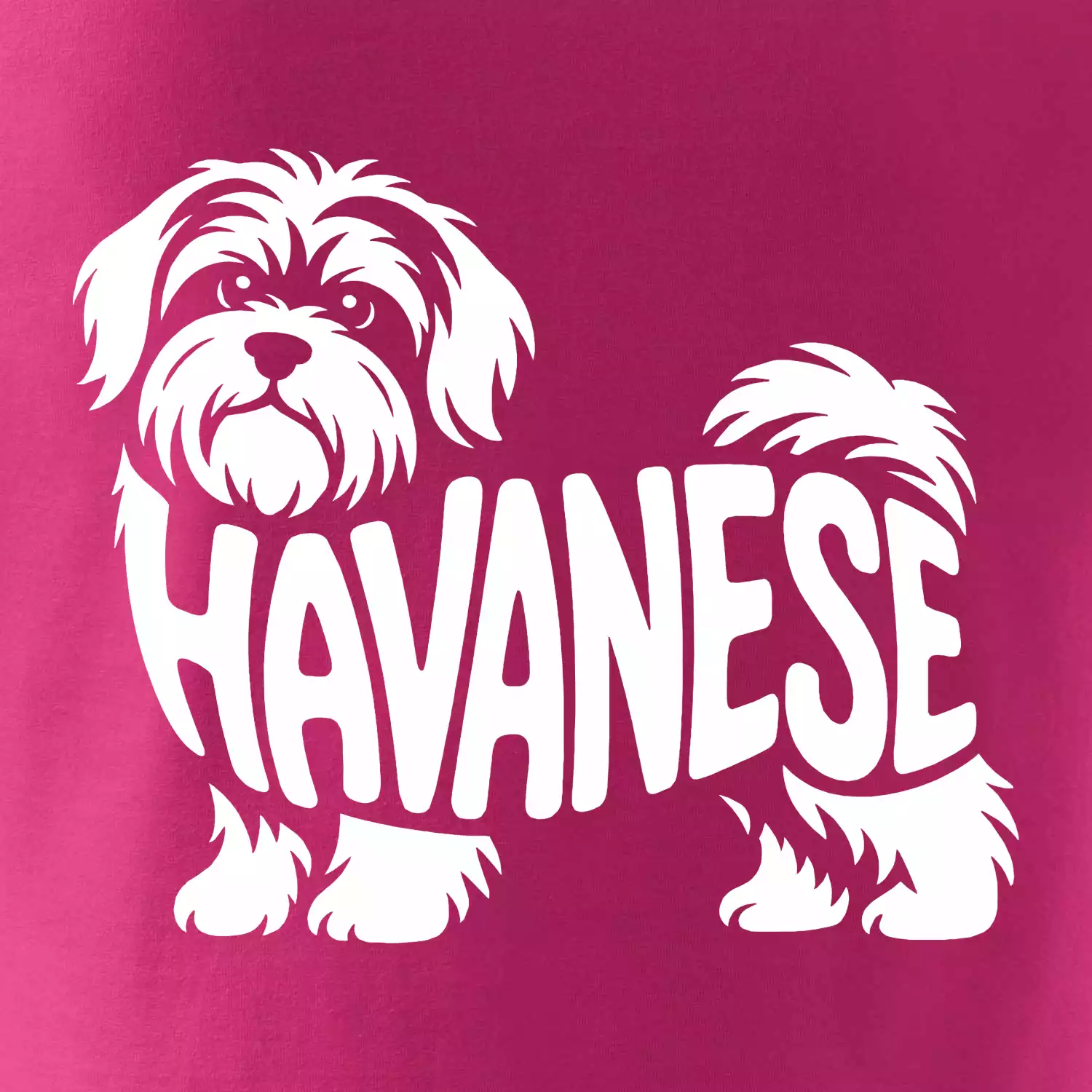 Havanese nápis v těle
