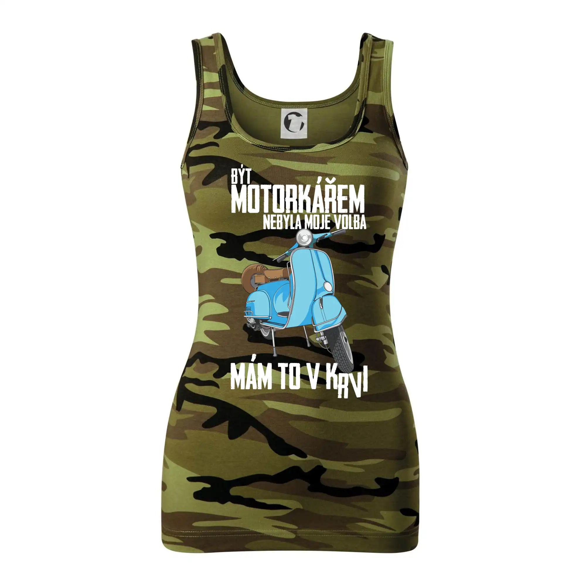 Být motorkářem nebyla moje volba skútr
