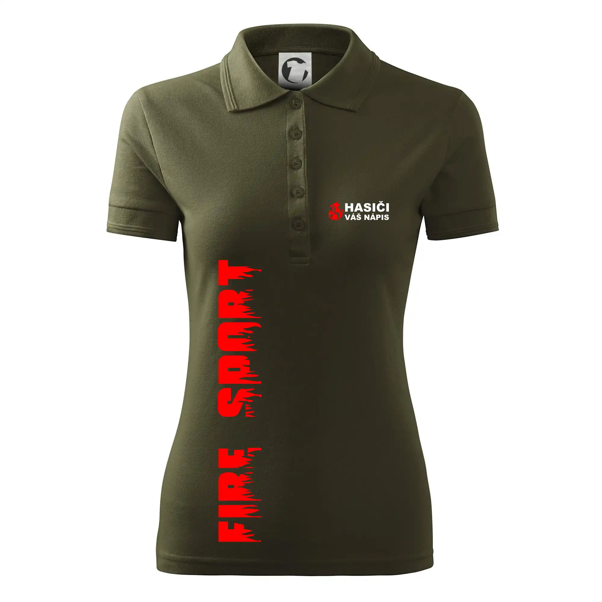 Hasiči (oheň,  Firesport, název sboru - vlastní nápis)