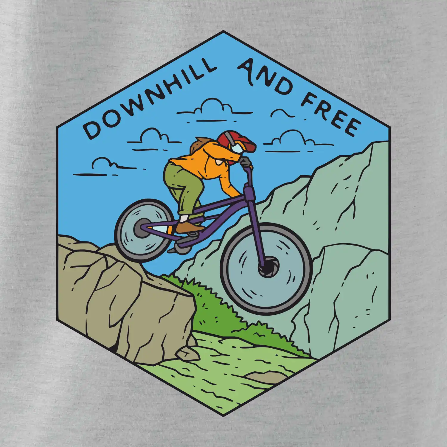 Downhill and free holka