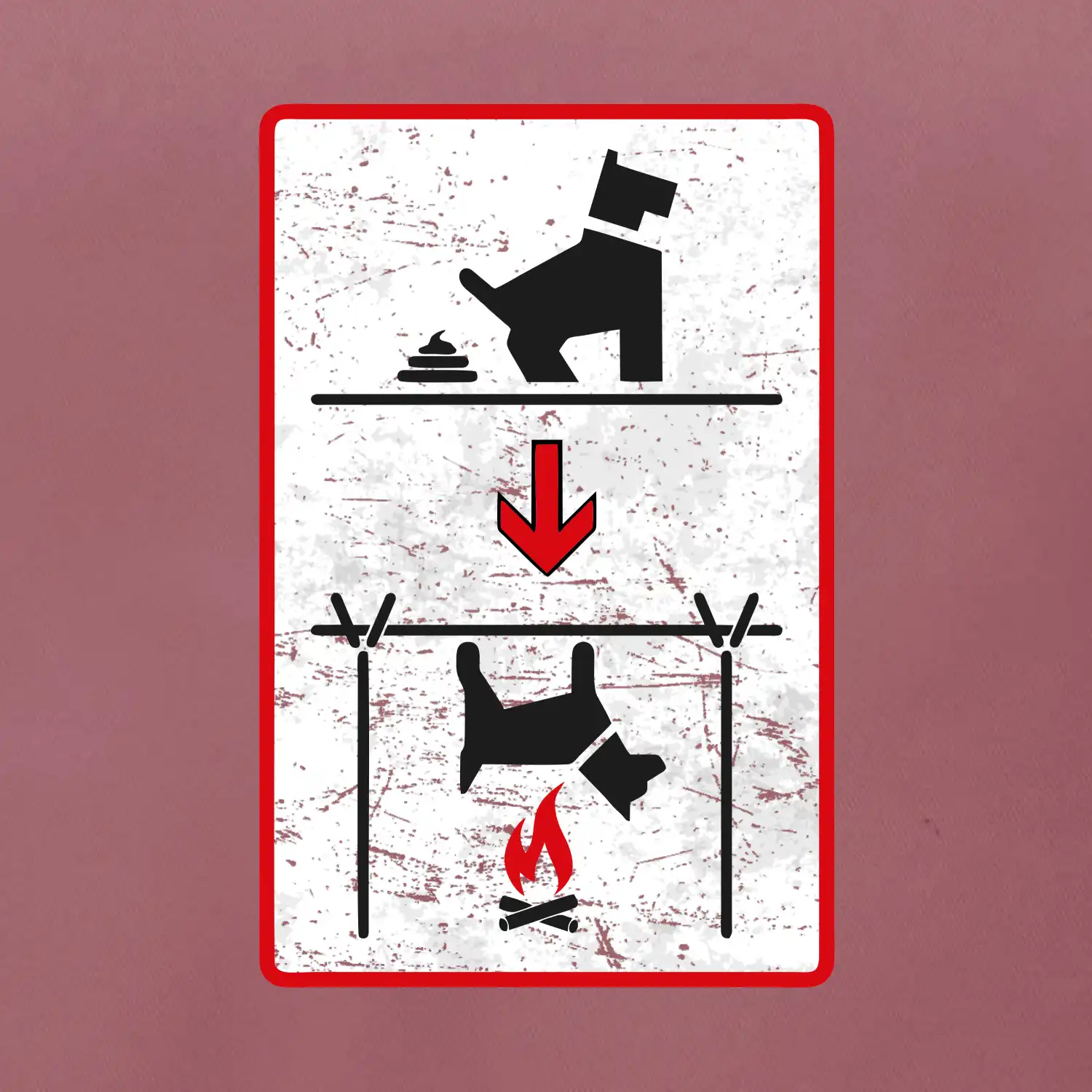 Tričko pro odpůrce sraní na chodníku