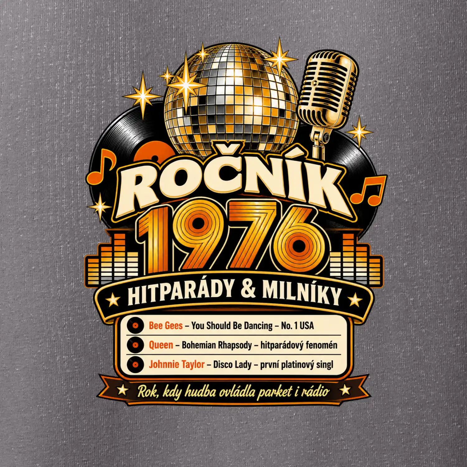 Ročník 1976 hitparády a milníky