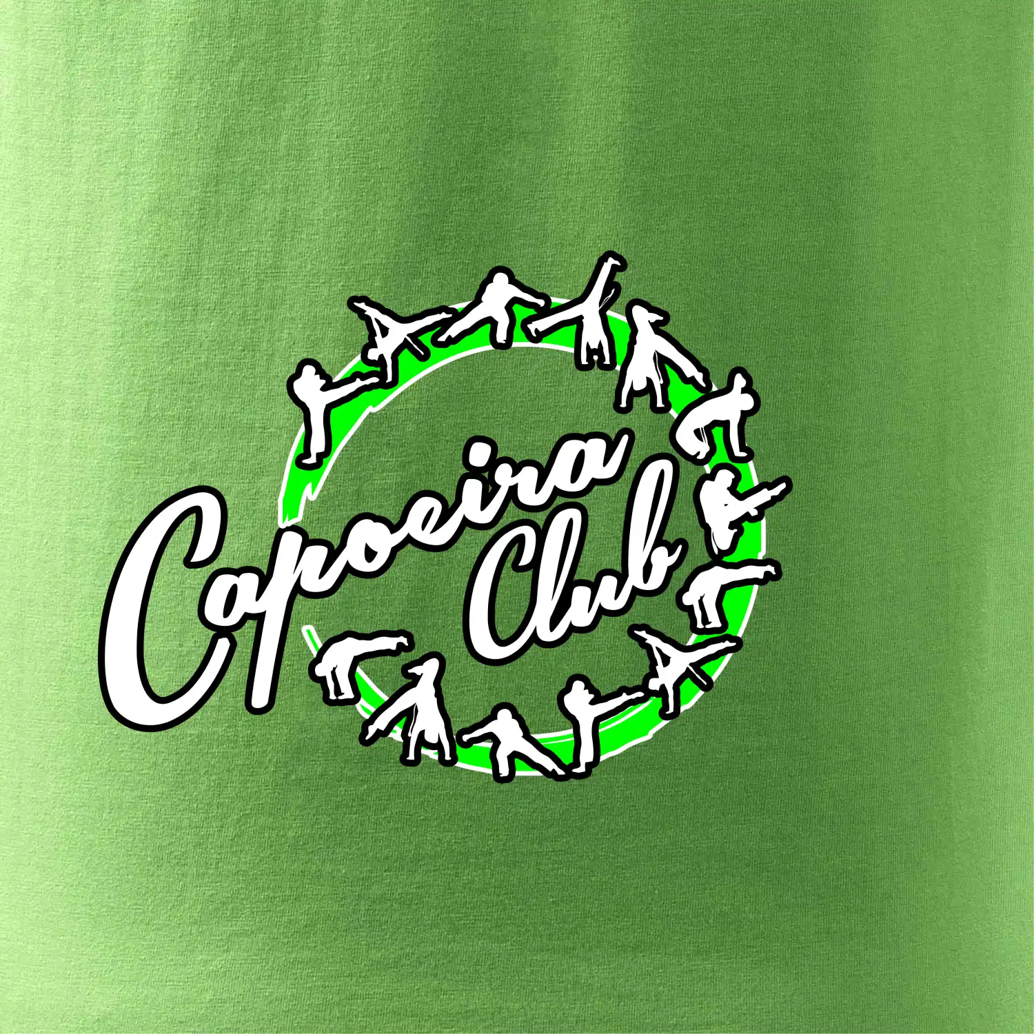 Capoeira club nápis - cviky v kruhu