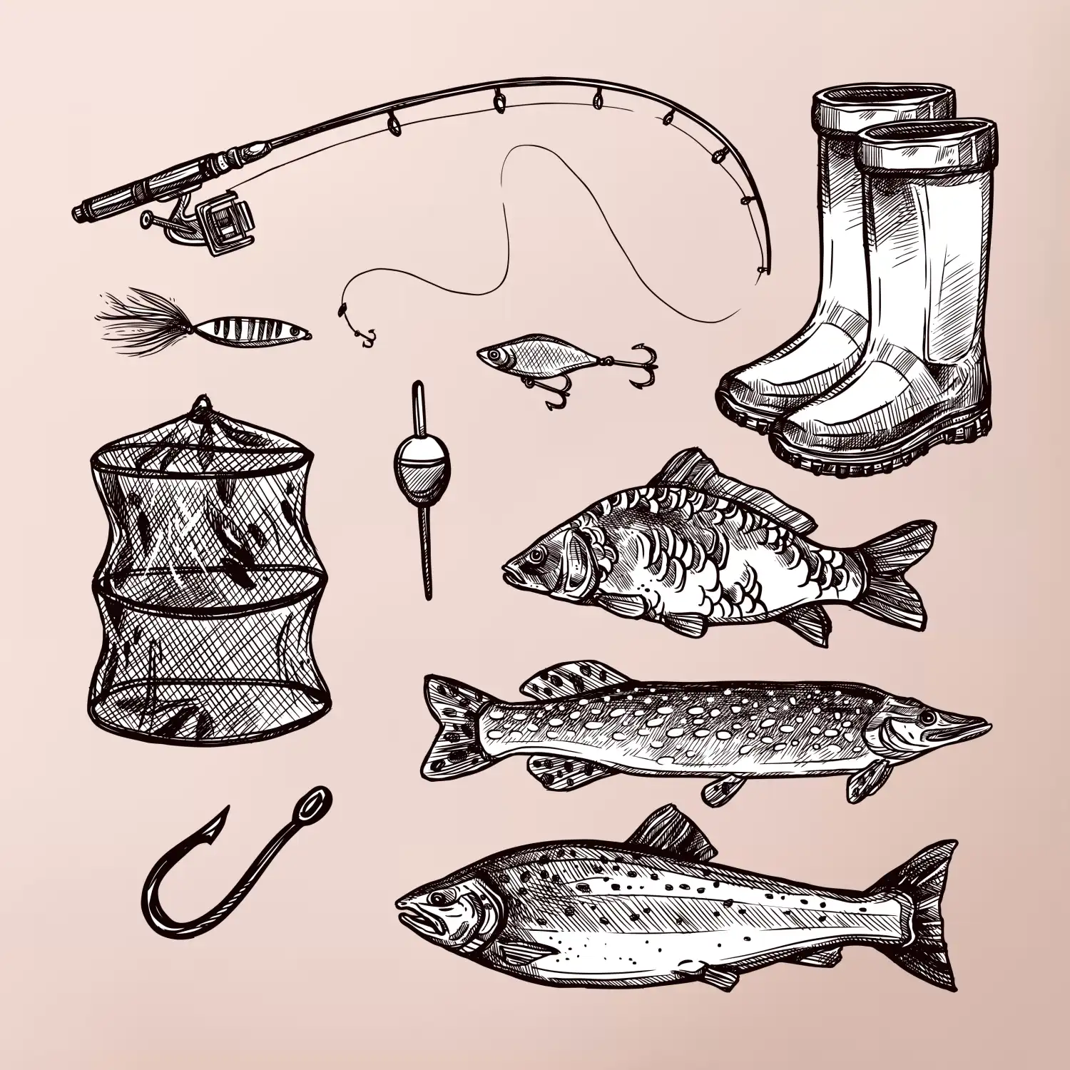 Rybářský set