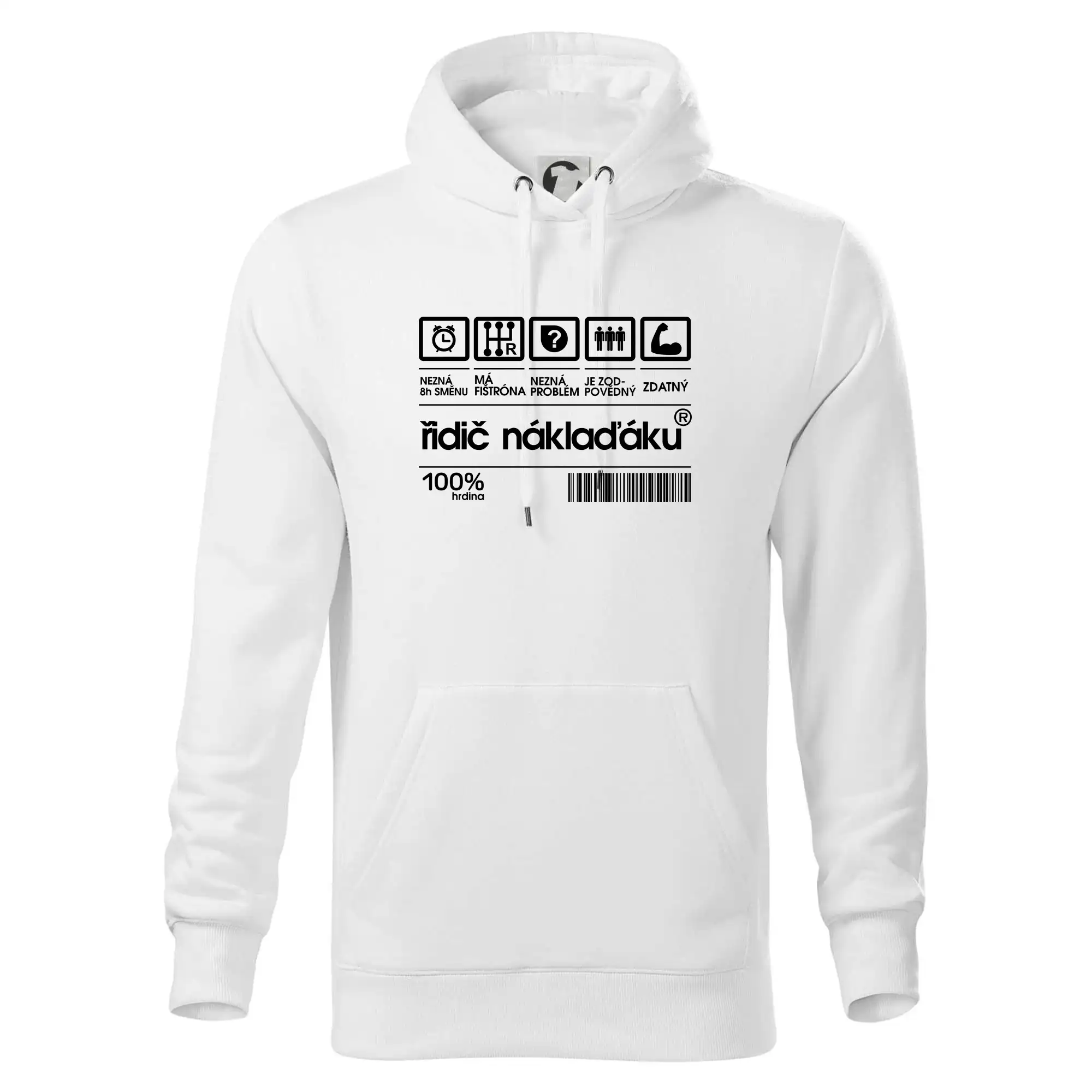 Čárový kód řidič náklaďáku