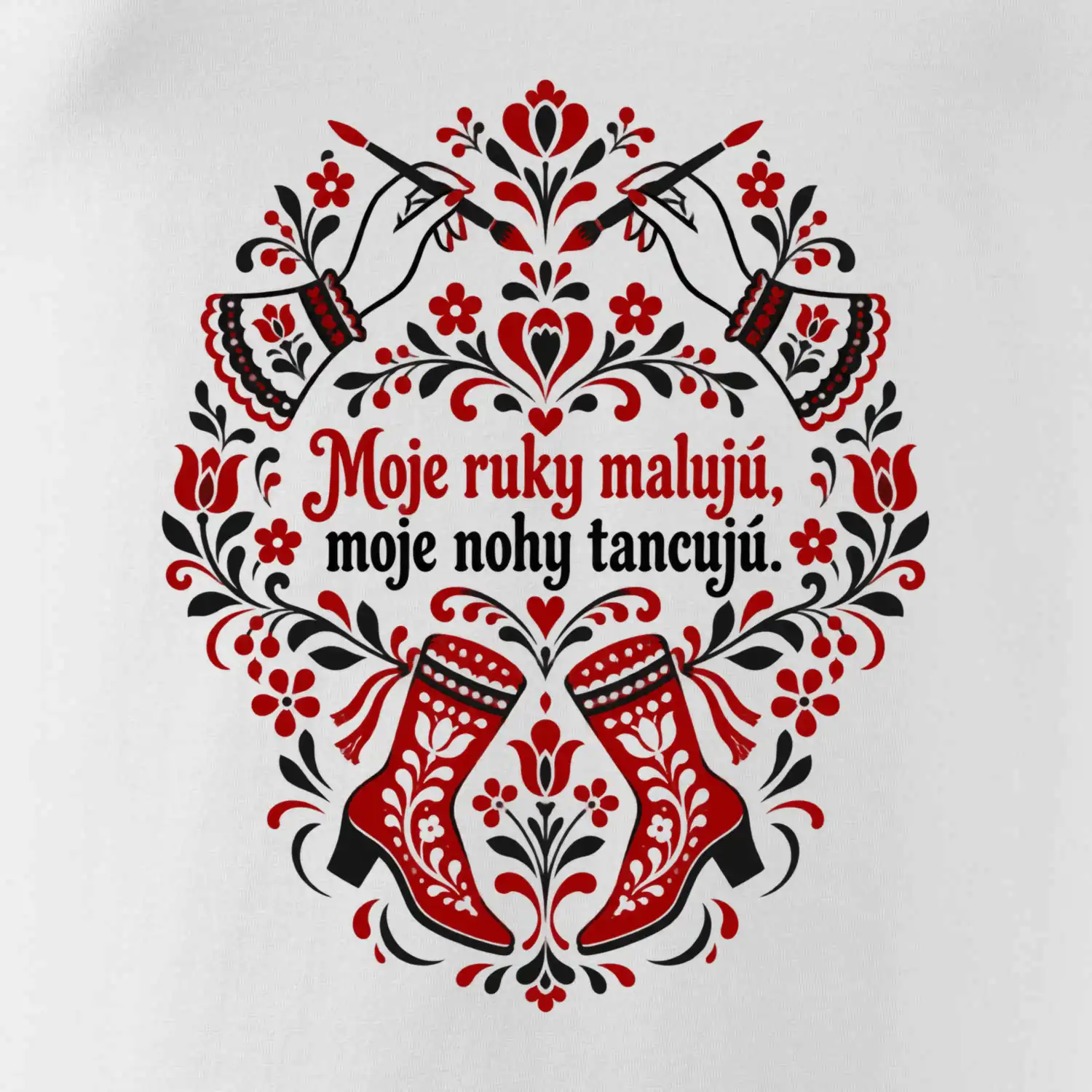 Moje ruky malujú, moje nohy tancujú