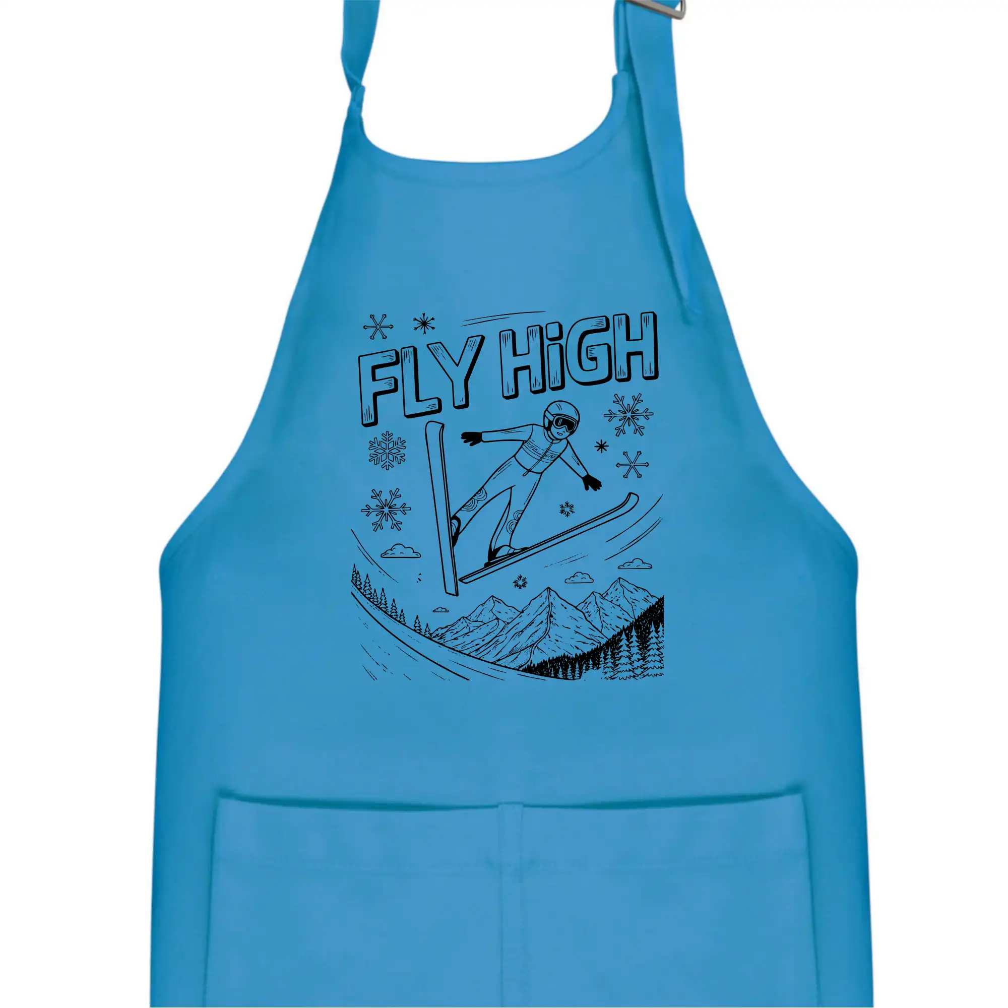 Černobílý skokan fly high