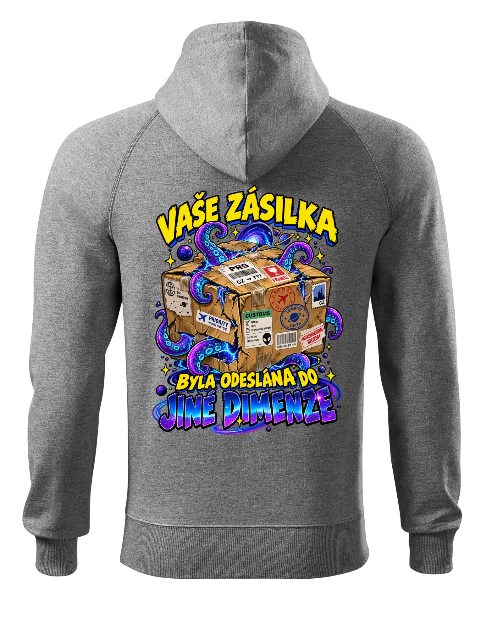 Vaše zásilka byla odeslána do jiné dimenze