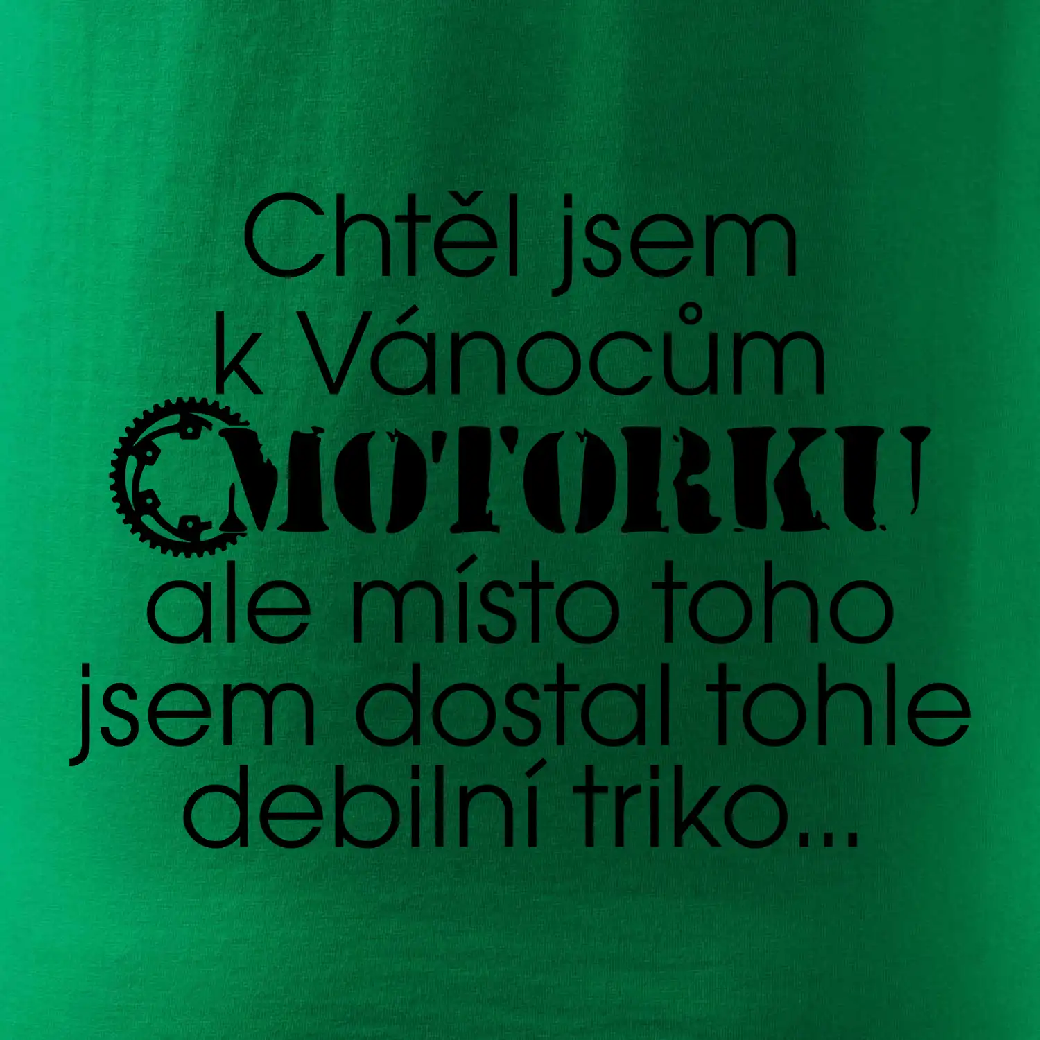Chtěl jsem dostat motorku - Vánoce
