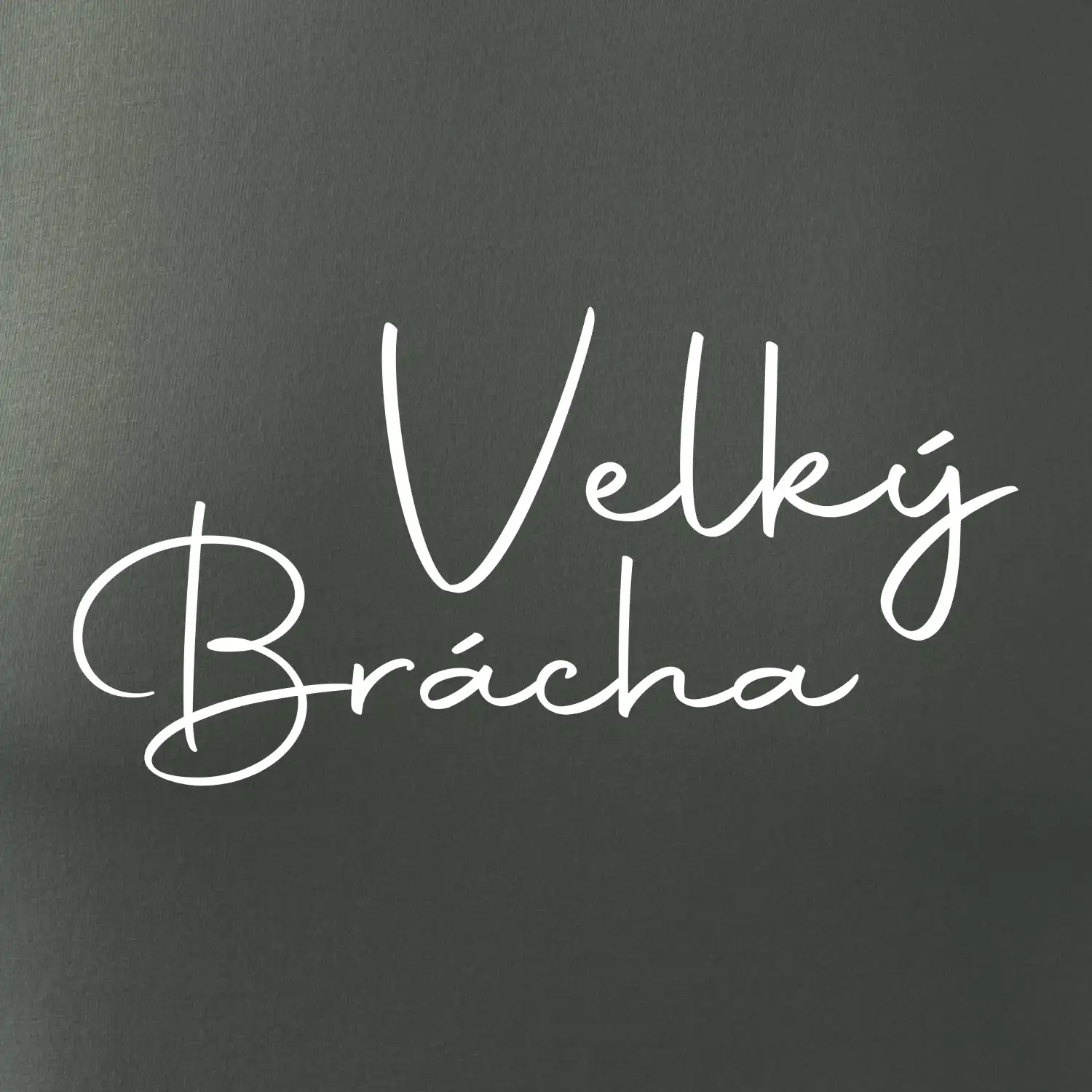 Velký brácha - nápis na zádech