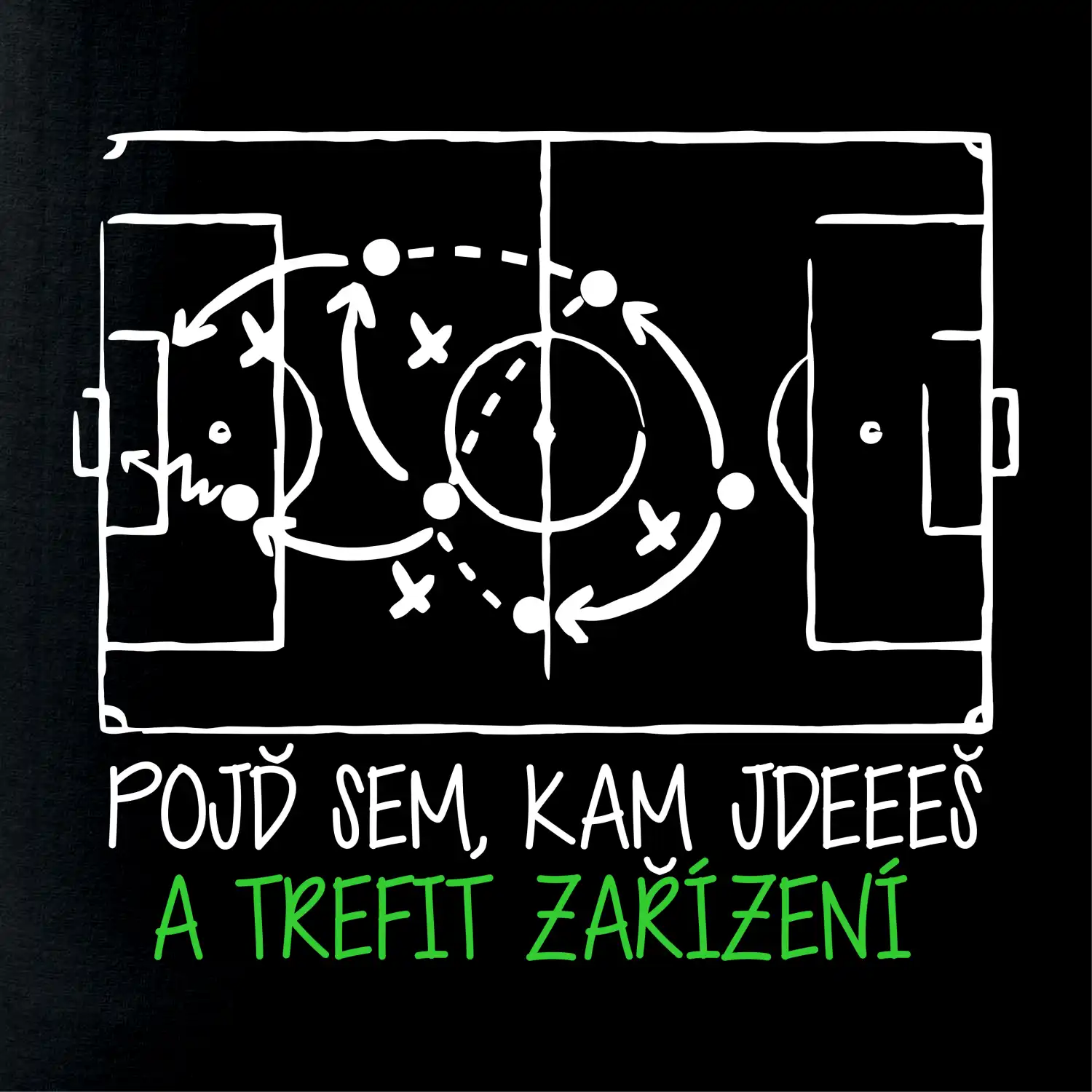 Pojď sem, kam jdeš a trefit zařízení